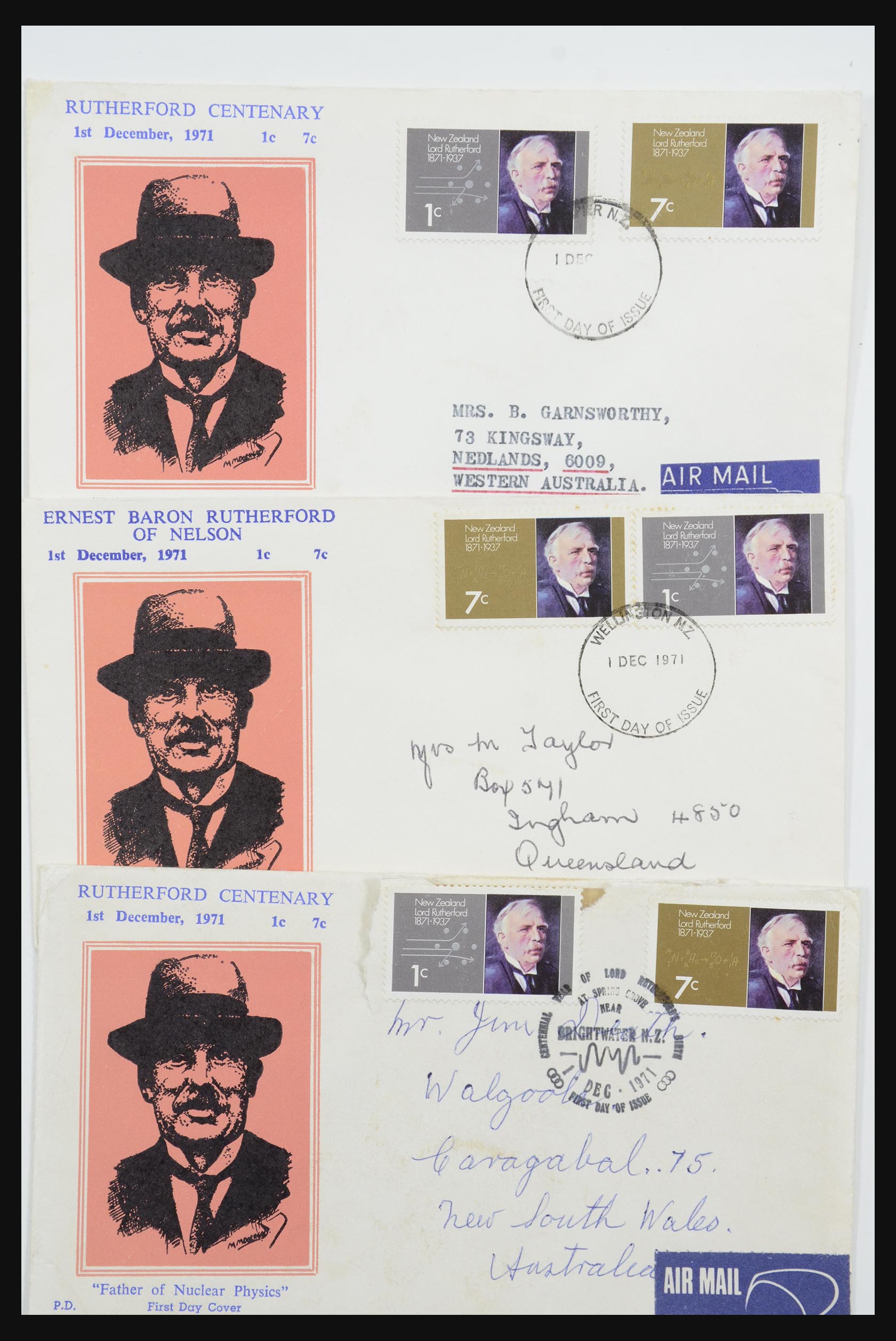 31951 050 - 31951 New Zealand FDC's ca. 1960-1970.