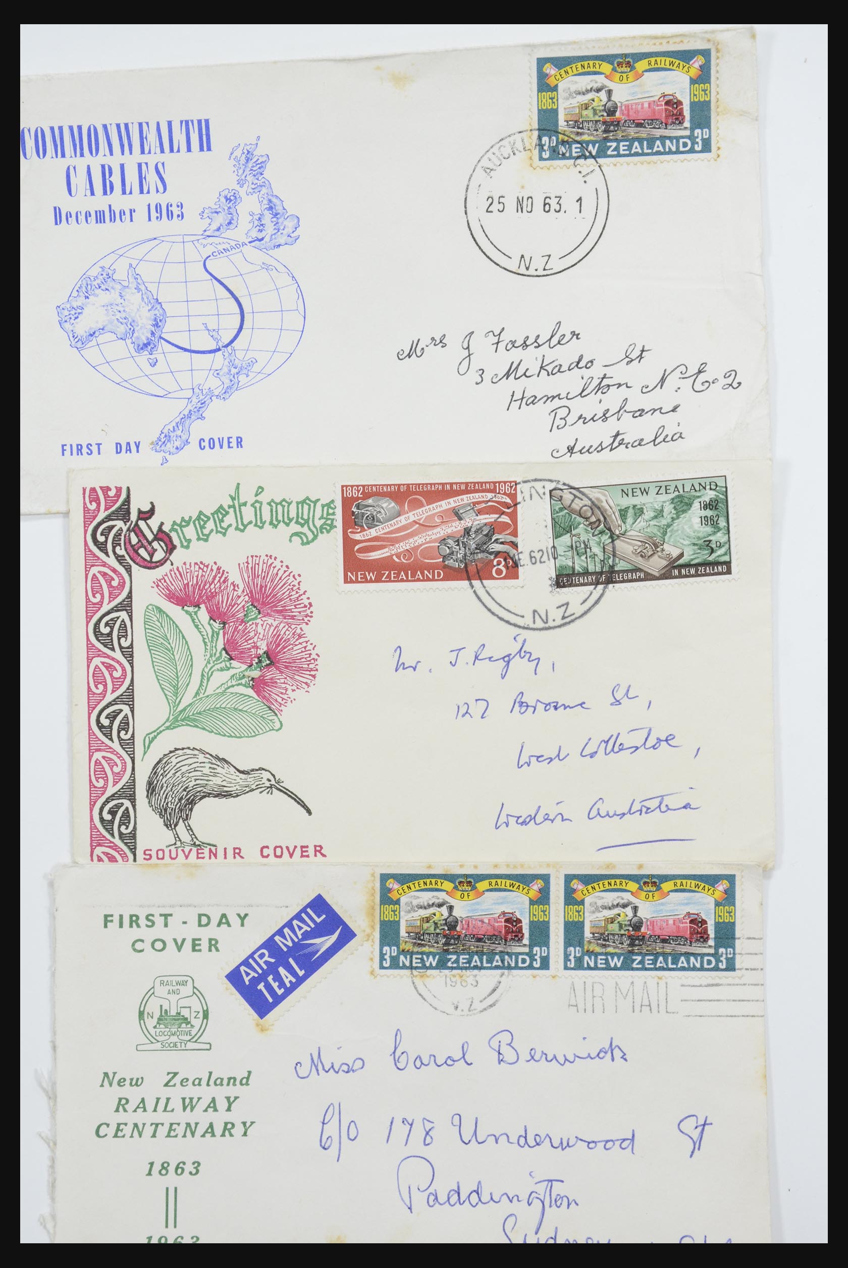 31951 065 - 31951 New Zealand FDC's ca. 1960-1970.