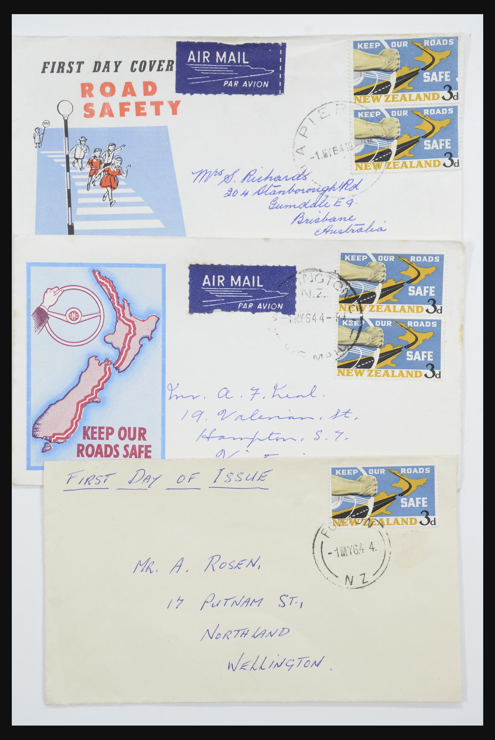 31951 066 - 31951 New Zealand FDC's ca. 1960-1970.