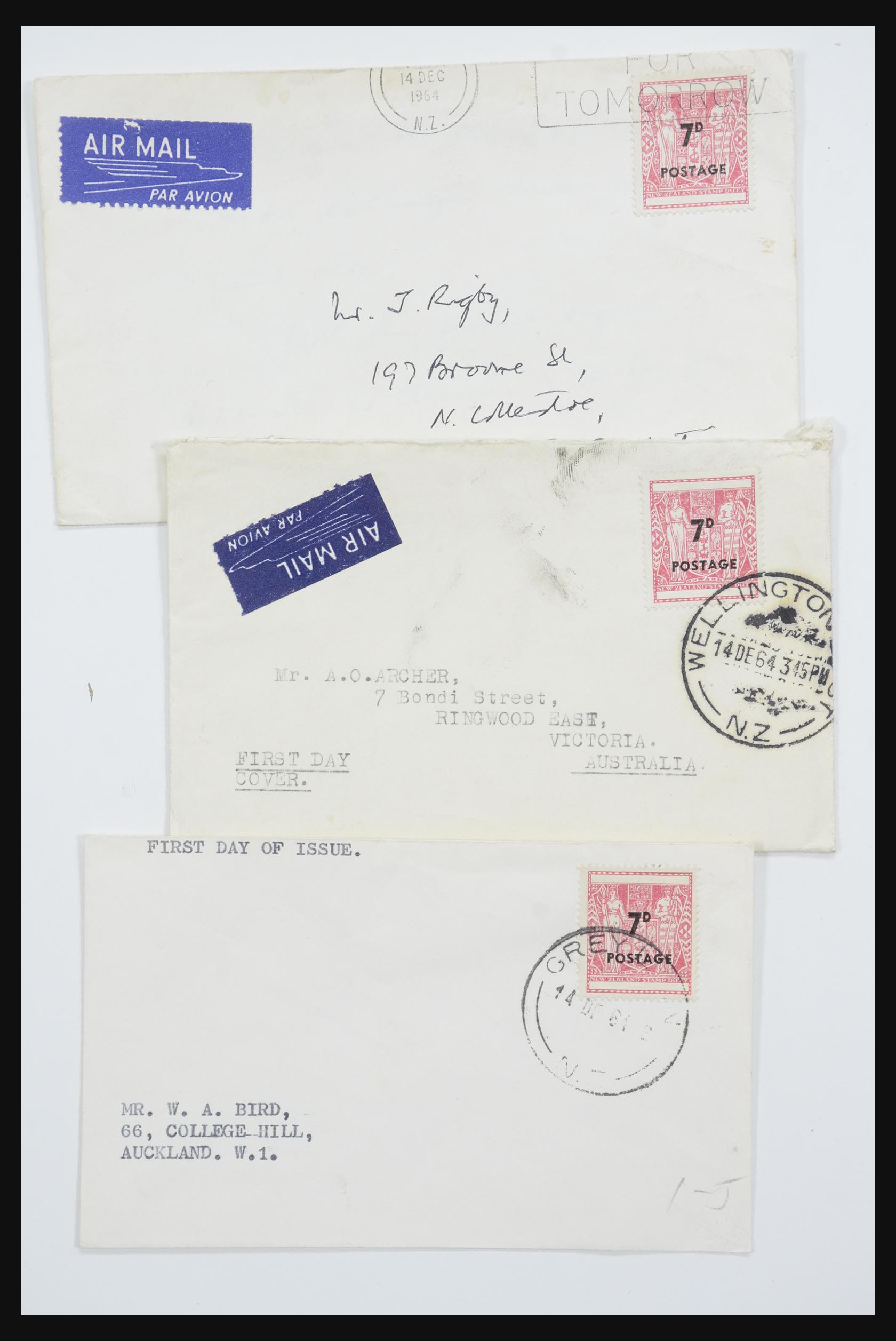 31951 071 - 31951 New Zealand FDC's ca. 1960-1970.