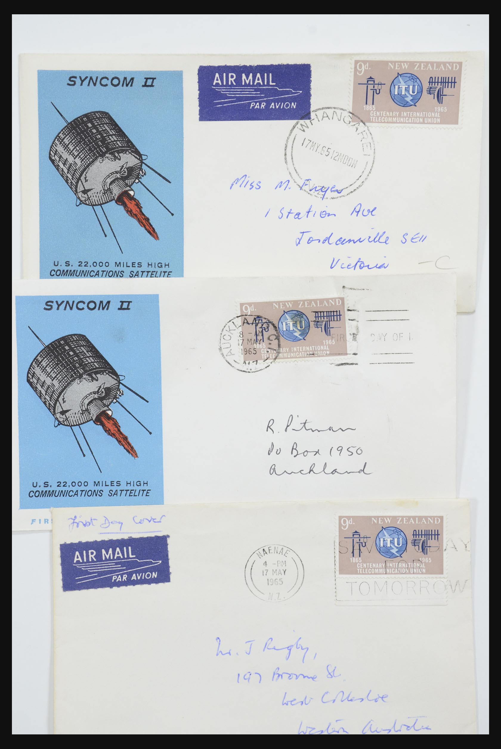 31951 077 - 31951 Nieuw Zeeland FDC's ca. 1960-1970.