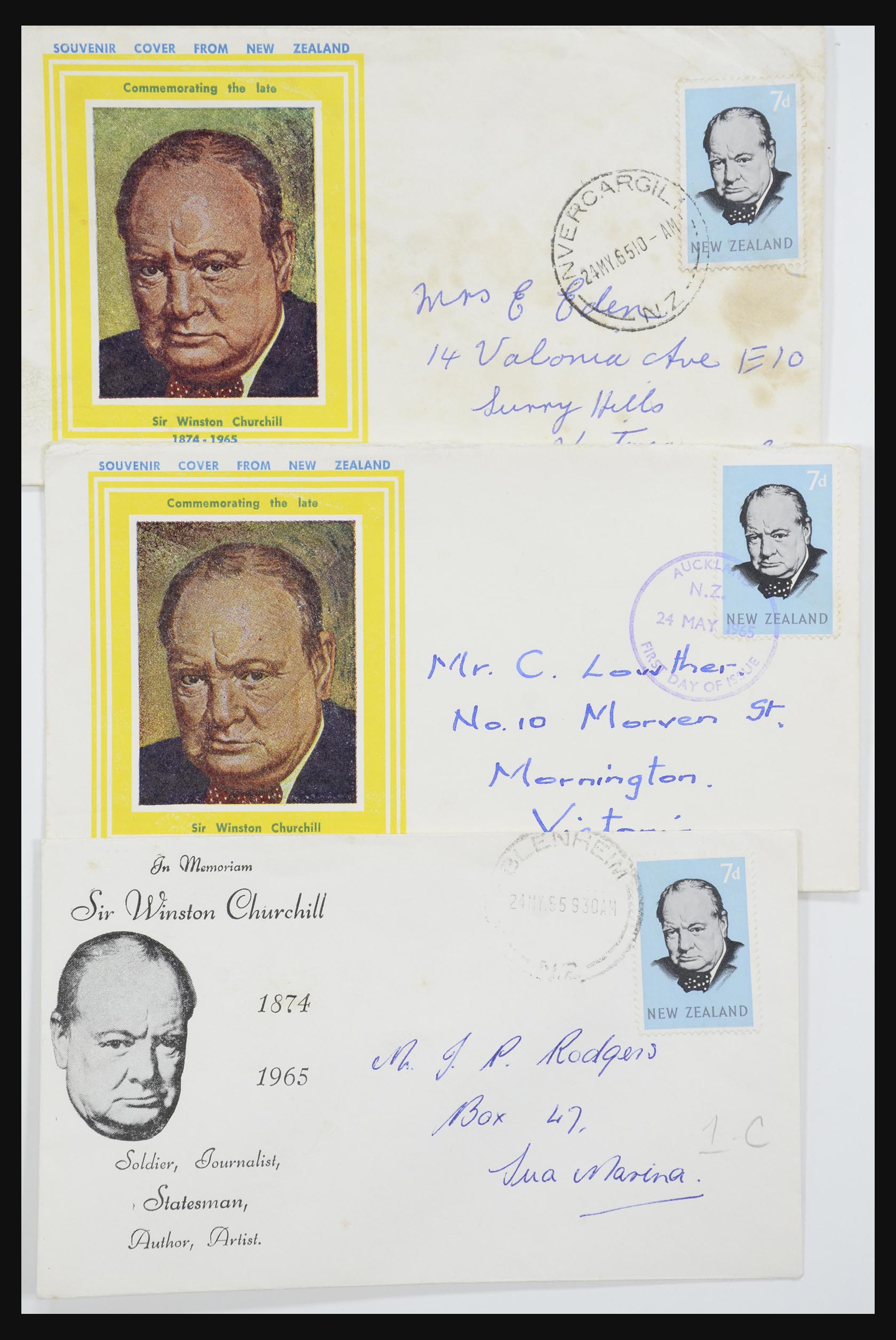 31951 080 - 31951 New Zealand FDC's ca. 1960-1970.