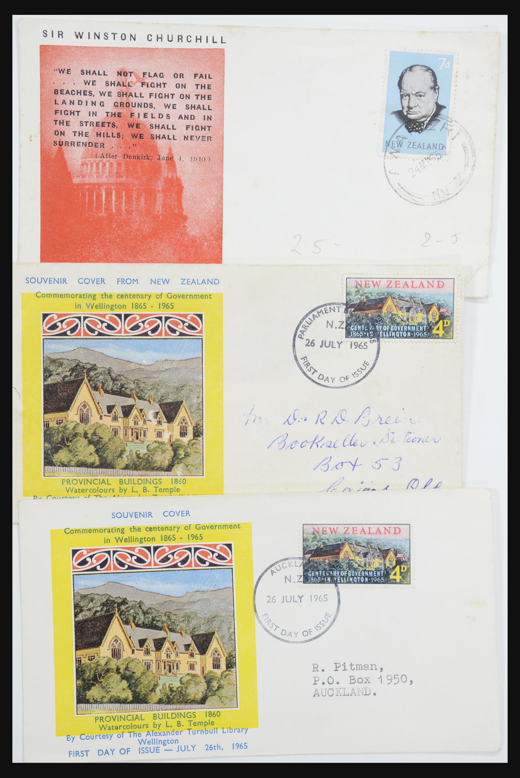 31951 081 - 31951 New Zealand FDC's ca. 1960-1970.