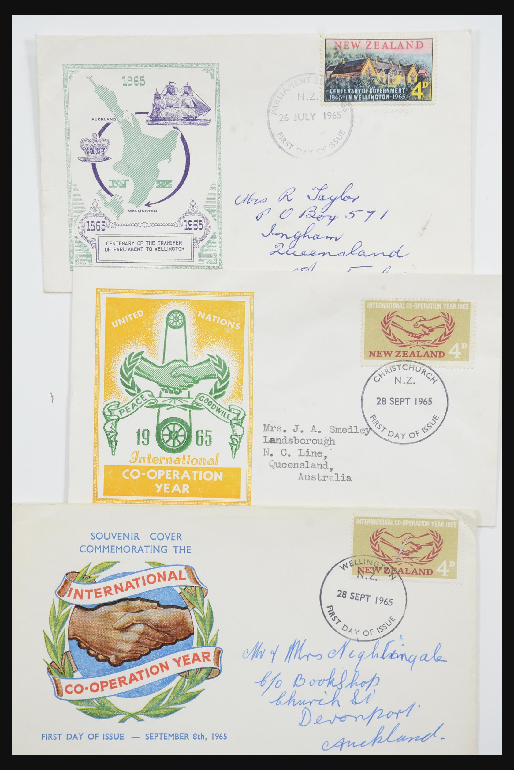 31951 087 - 31951 New Zealand FDC's ca. 1960-1970.