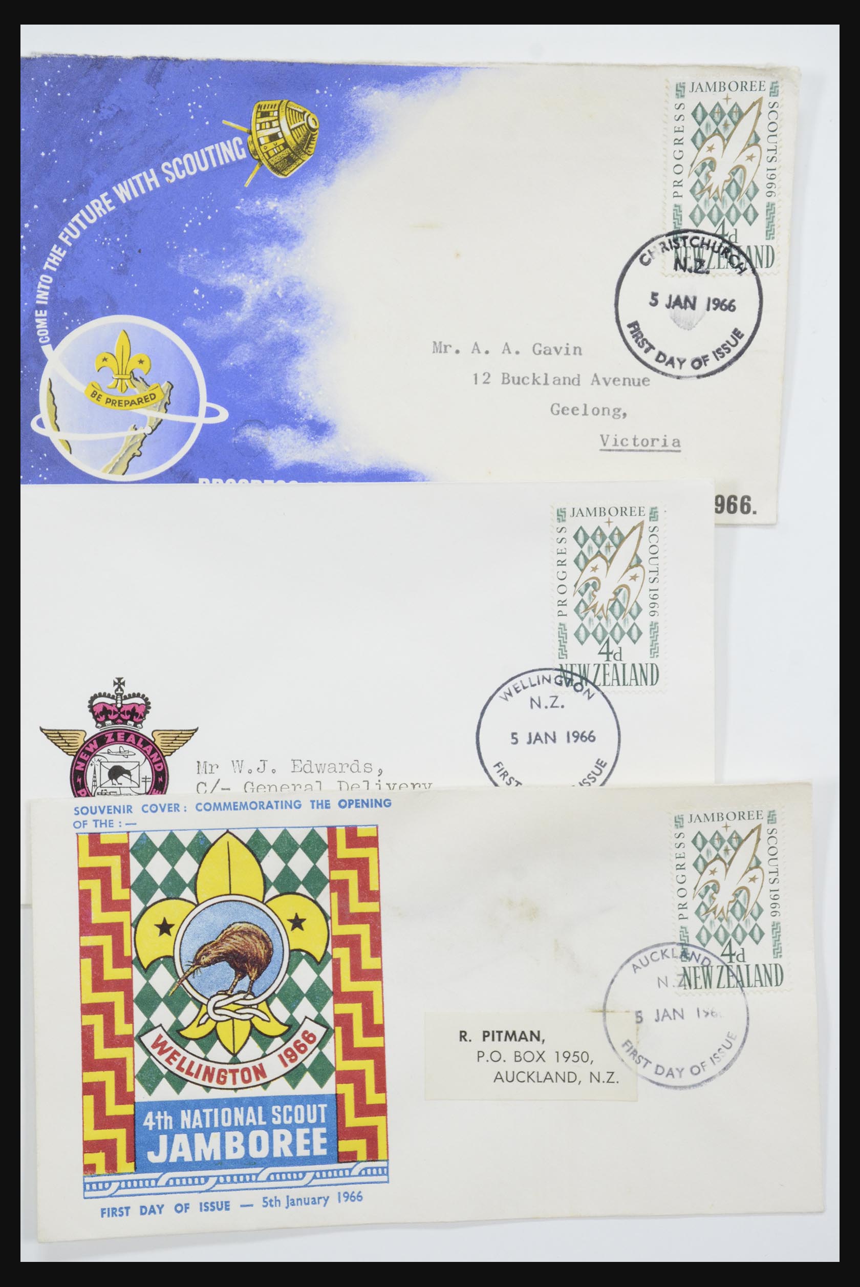 31951 093 - 31951 New Zealand FDC's ca. 1960-1970.