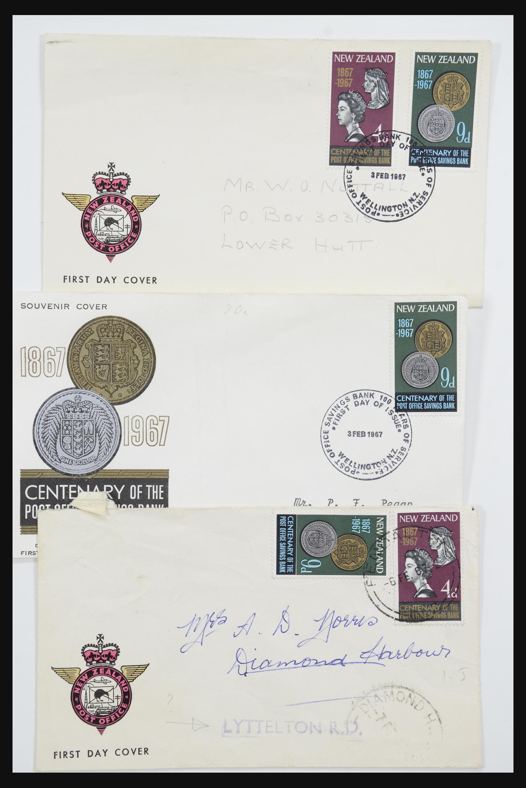 31951 095 - 31951 New Zealand FDC's ca. 1960-1970.