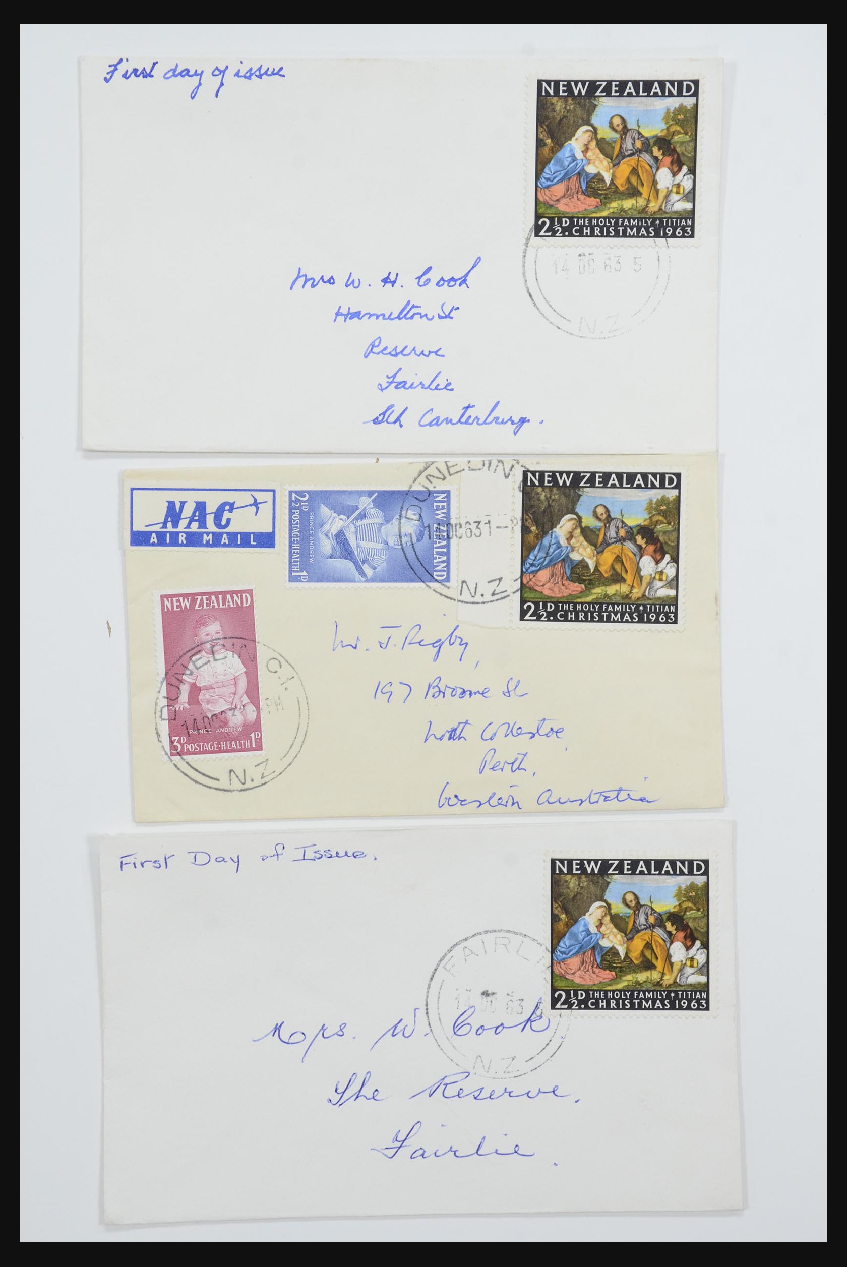 31951 402 - 31951 Nieuw Zeeland FDC's ca. 1960-1970.