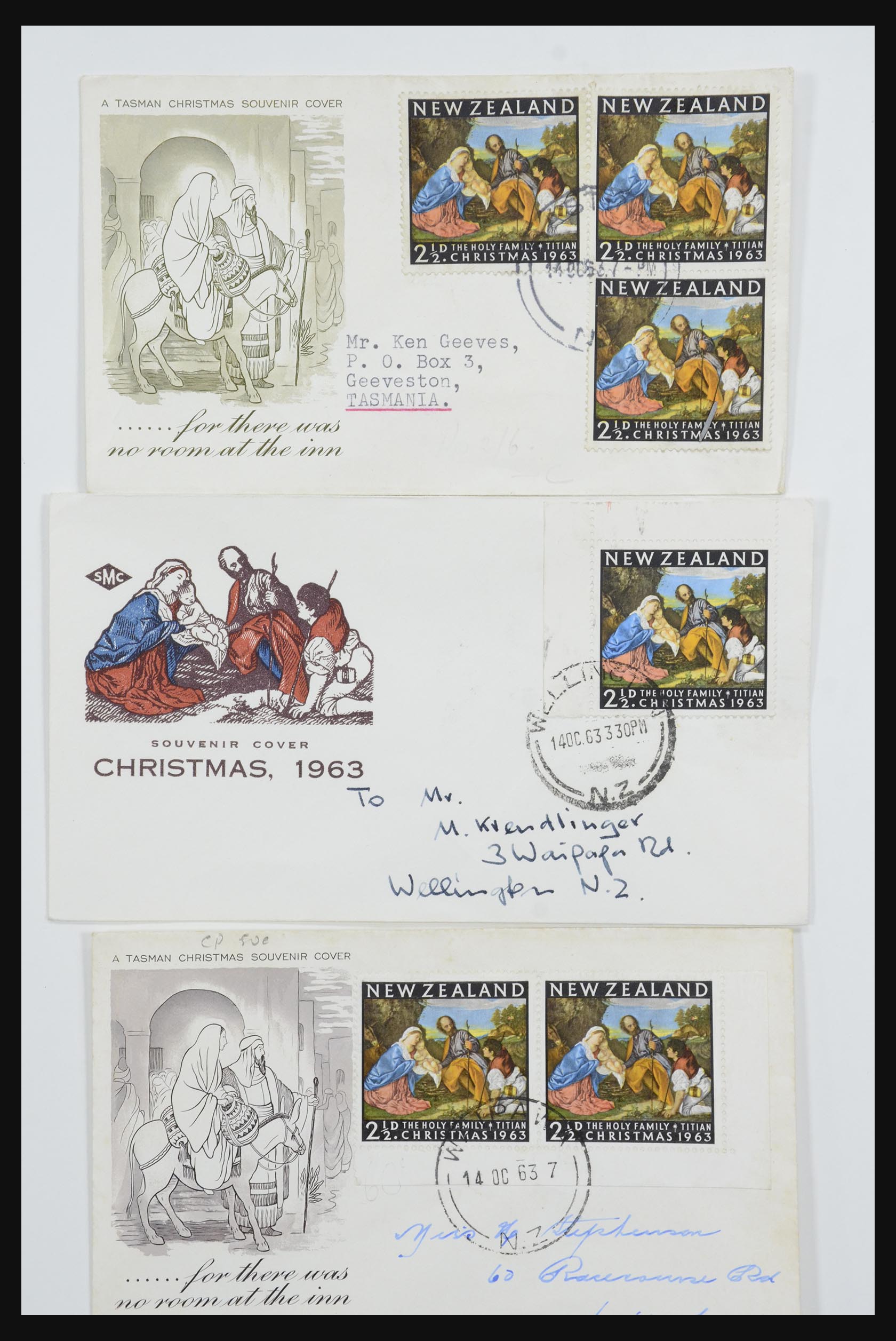 31951 404 - 31951 Nieuw Zeeland FDC's ca. 1960-1970.