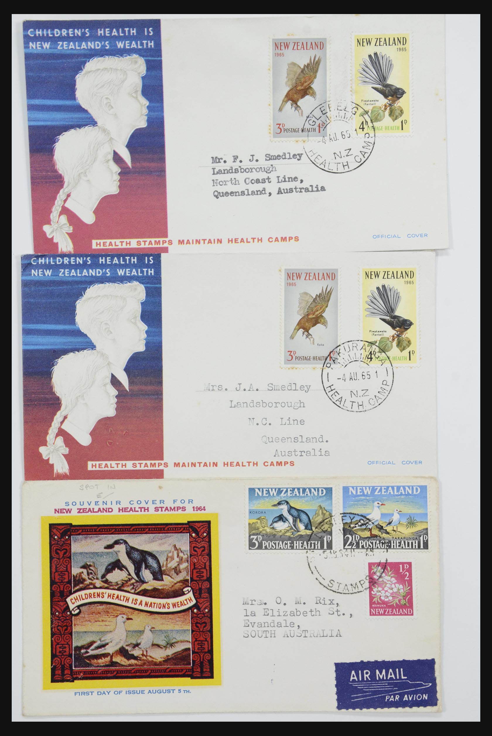 31951 408 - 31951 Nieuw Zeeland FDC's ca. 1960-1970.