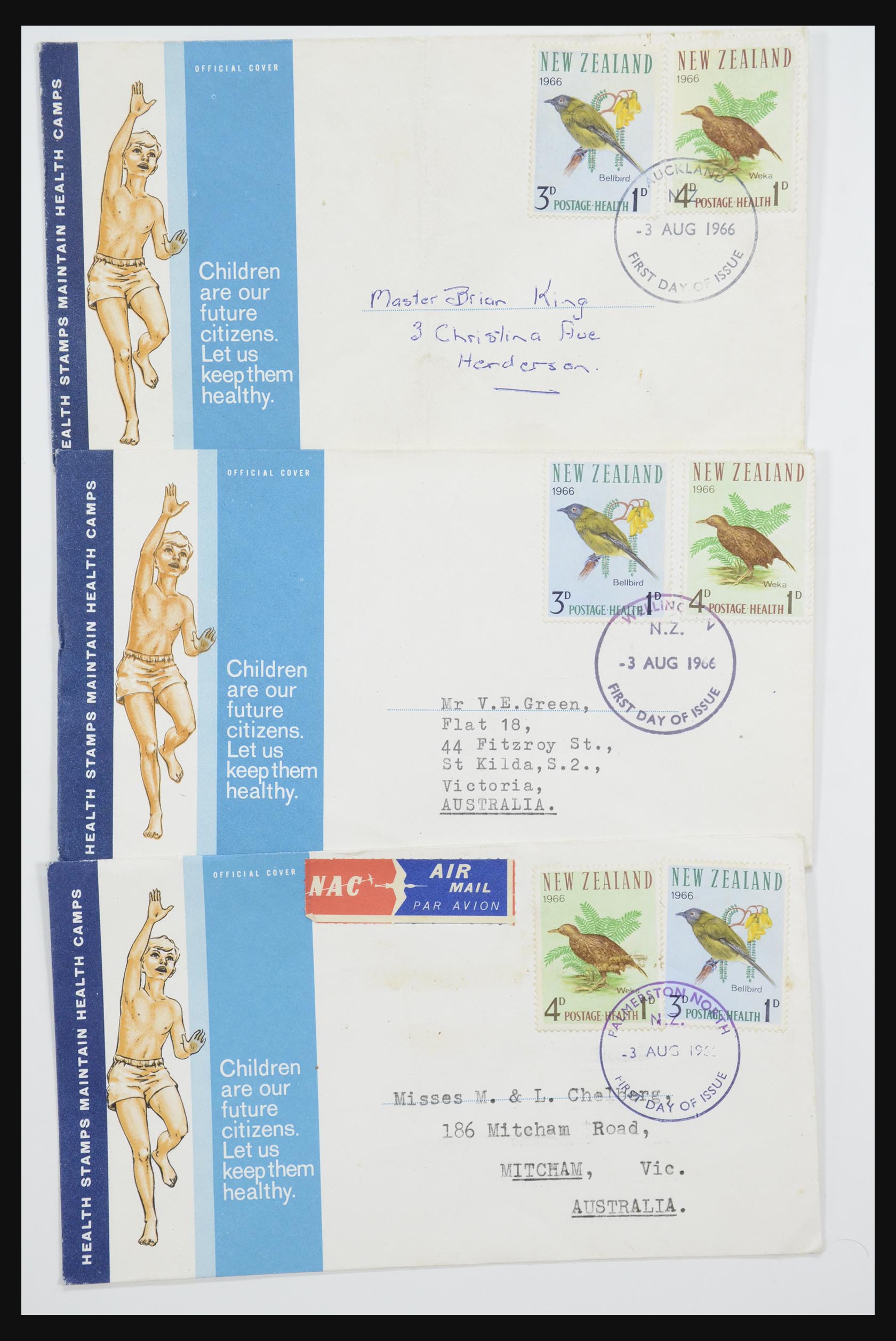 31951 410 - 31951 New Zealand FDC's ca. 1960-1970.