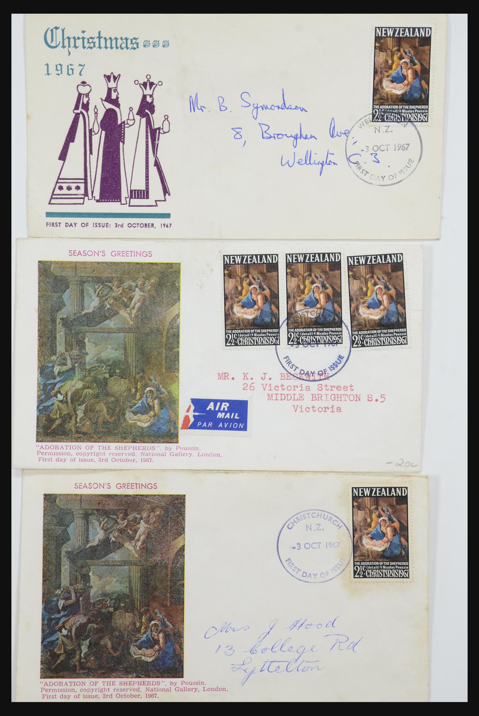 31951 441 - 31951 New Zealand FDC's ca. 1960-1970.