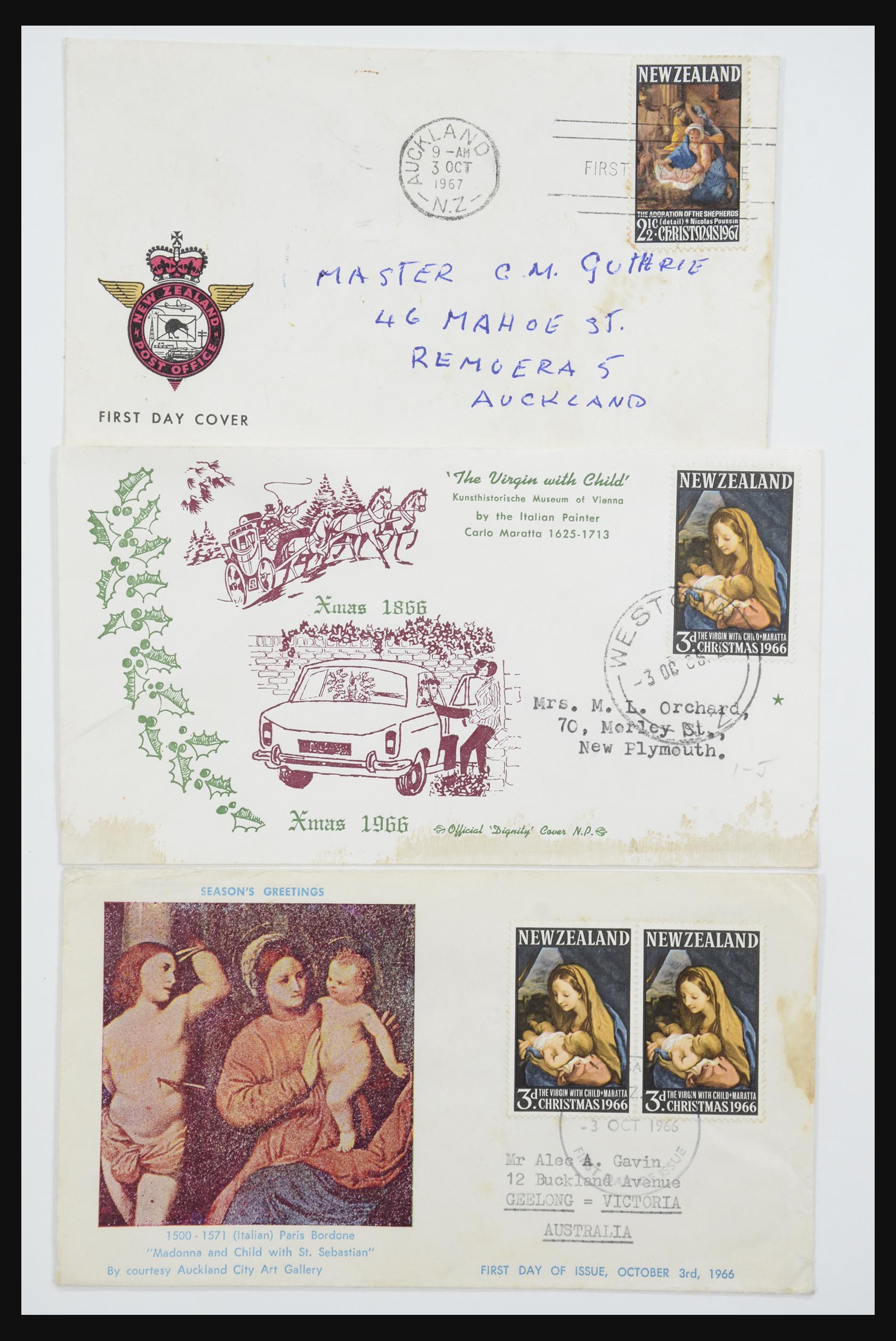 31951 442 - 31951 New Zealand FDC's ca. 1960-1970.