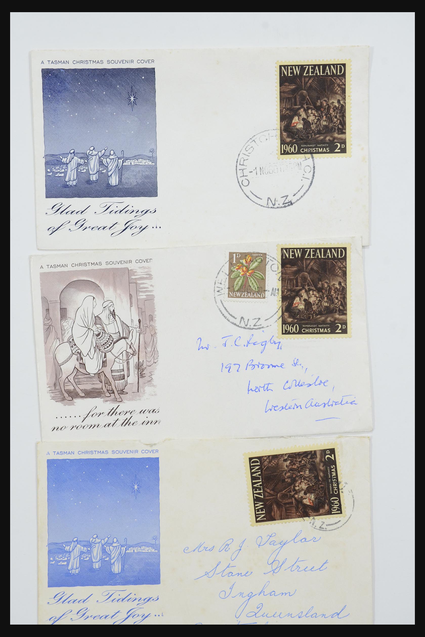 31951 445 - 31951 Nieuw Zeeland FDC's ca. 1960-1970.