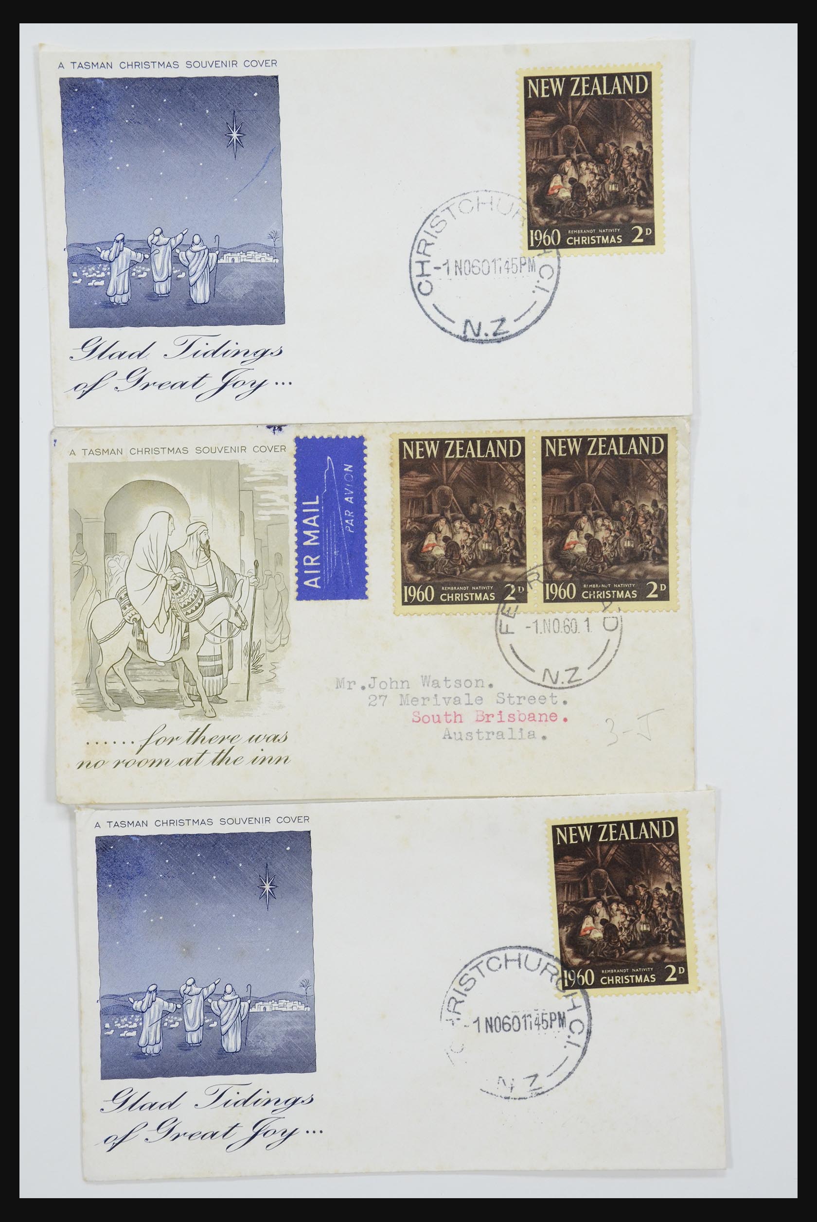 31951 448 - 31951 Nieuw Zeeland FDC's ca. 1960-1970.