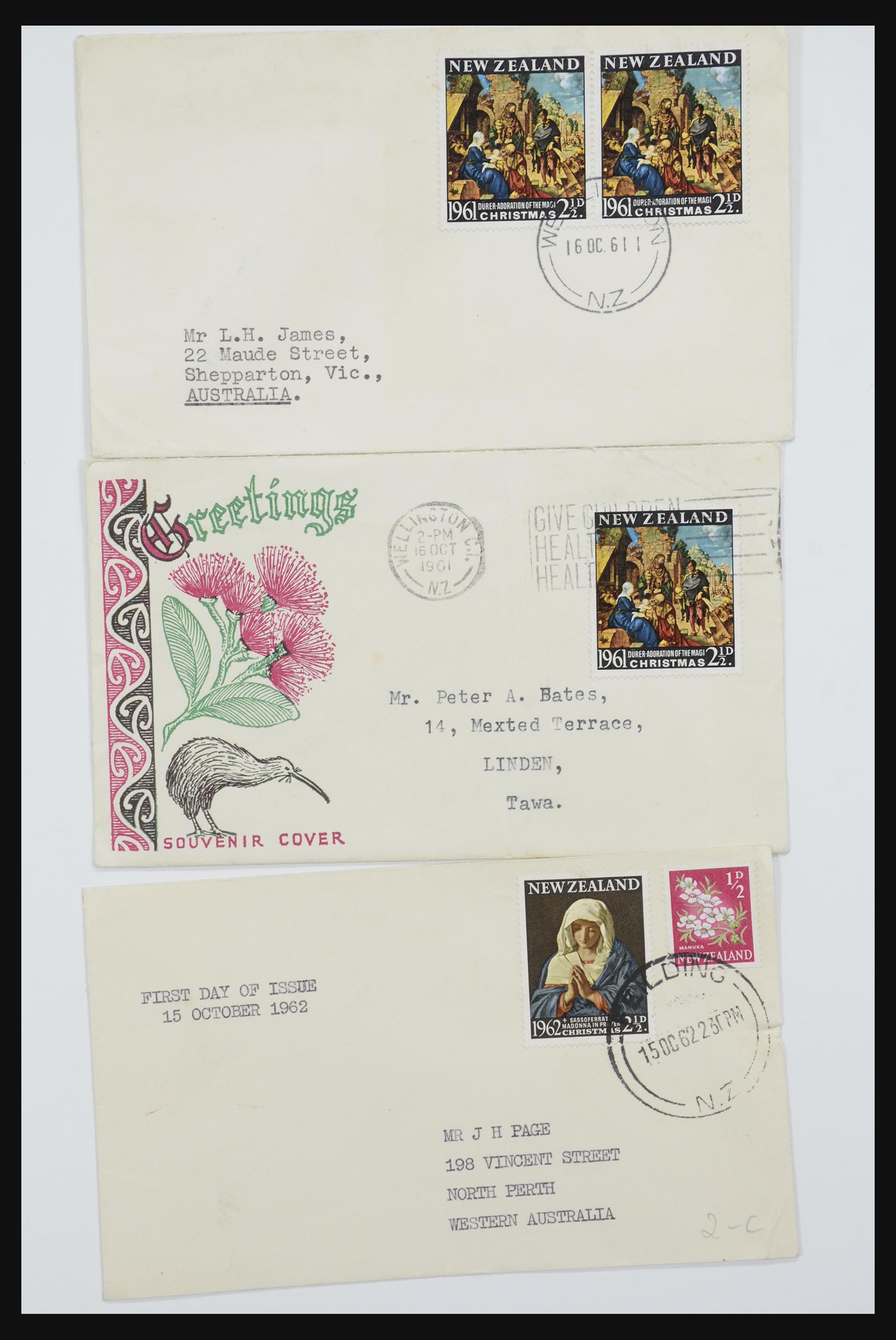 31951 449 - 31951 New Zealand FDC's ca. 1960-1970.