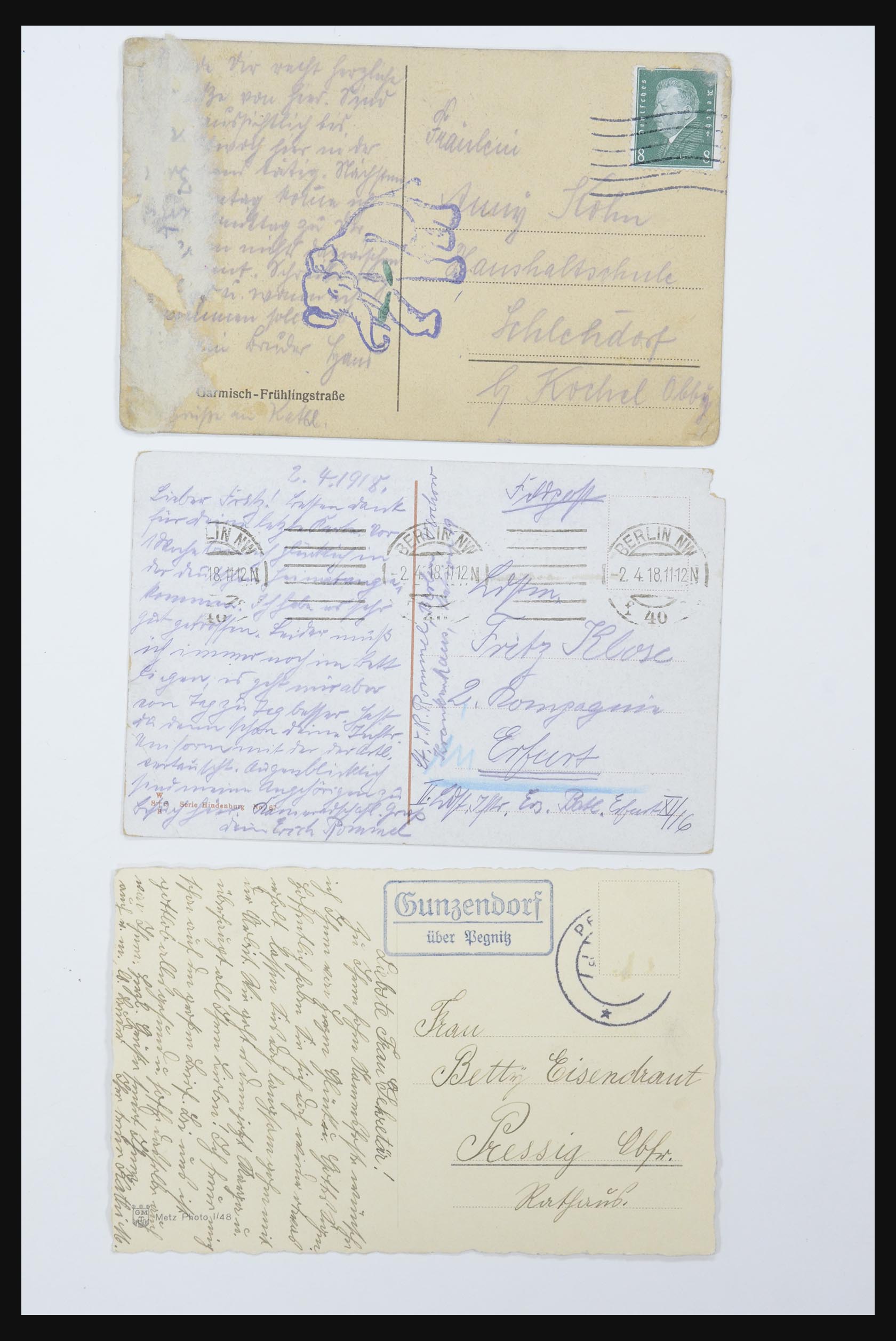 31952 059 - 31952 German Reich cards.