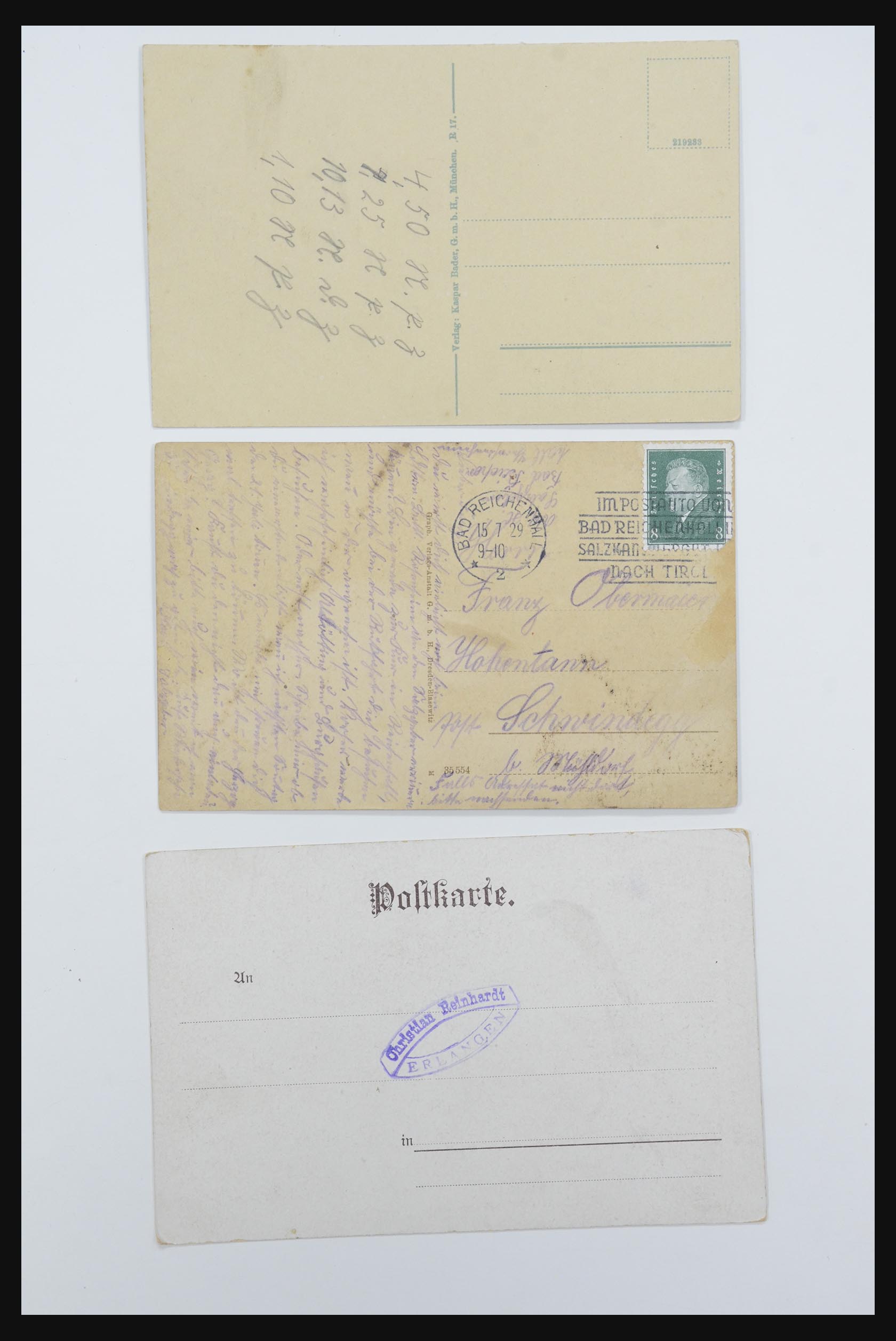 31952 061 - 31952 German Reich cards.