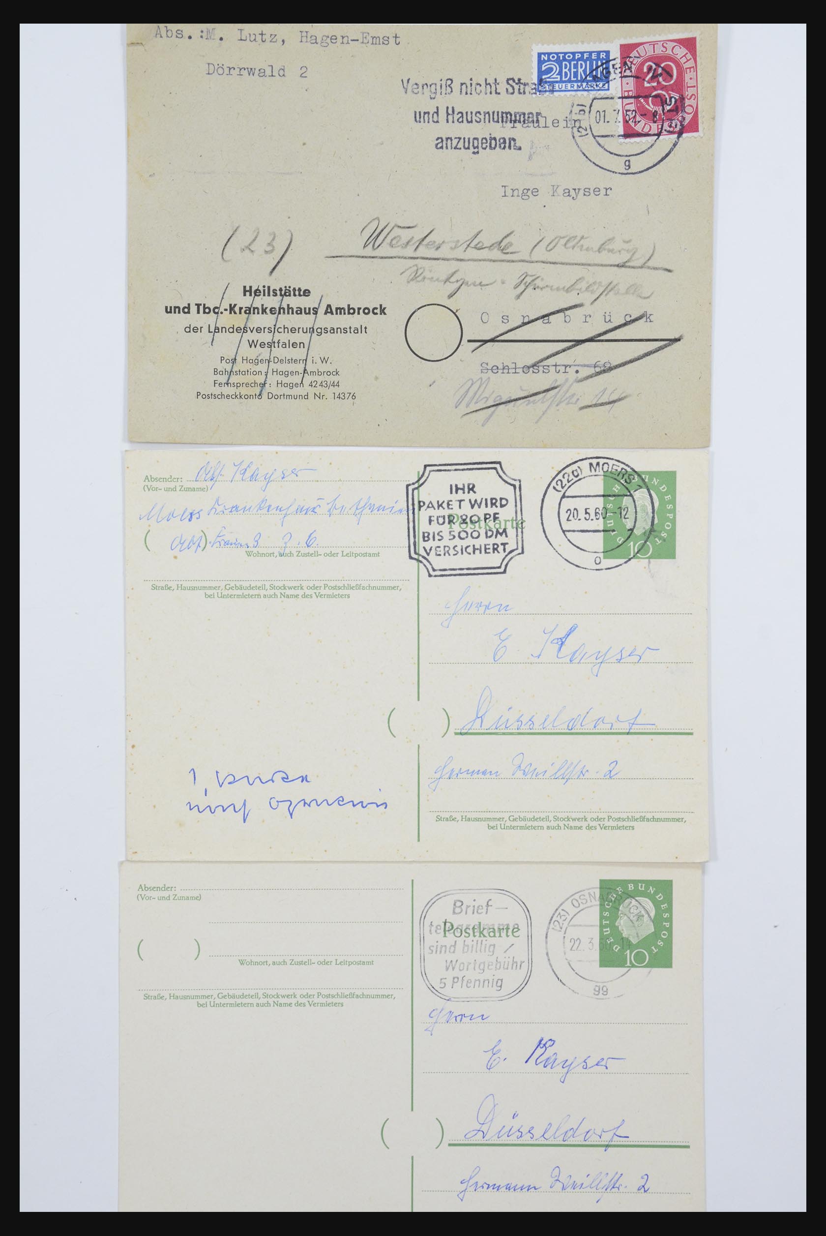 31952 078 - 31952 German Reich cards.