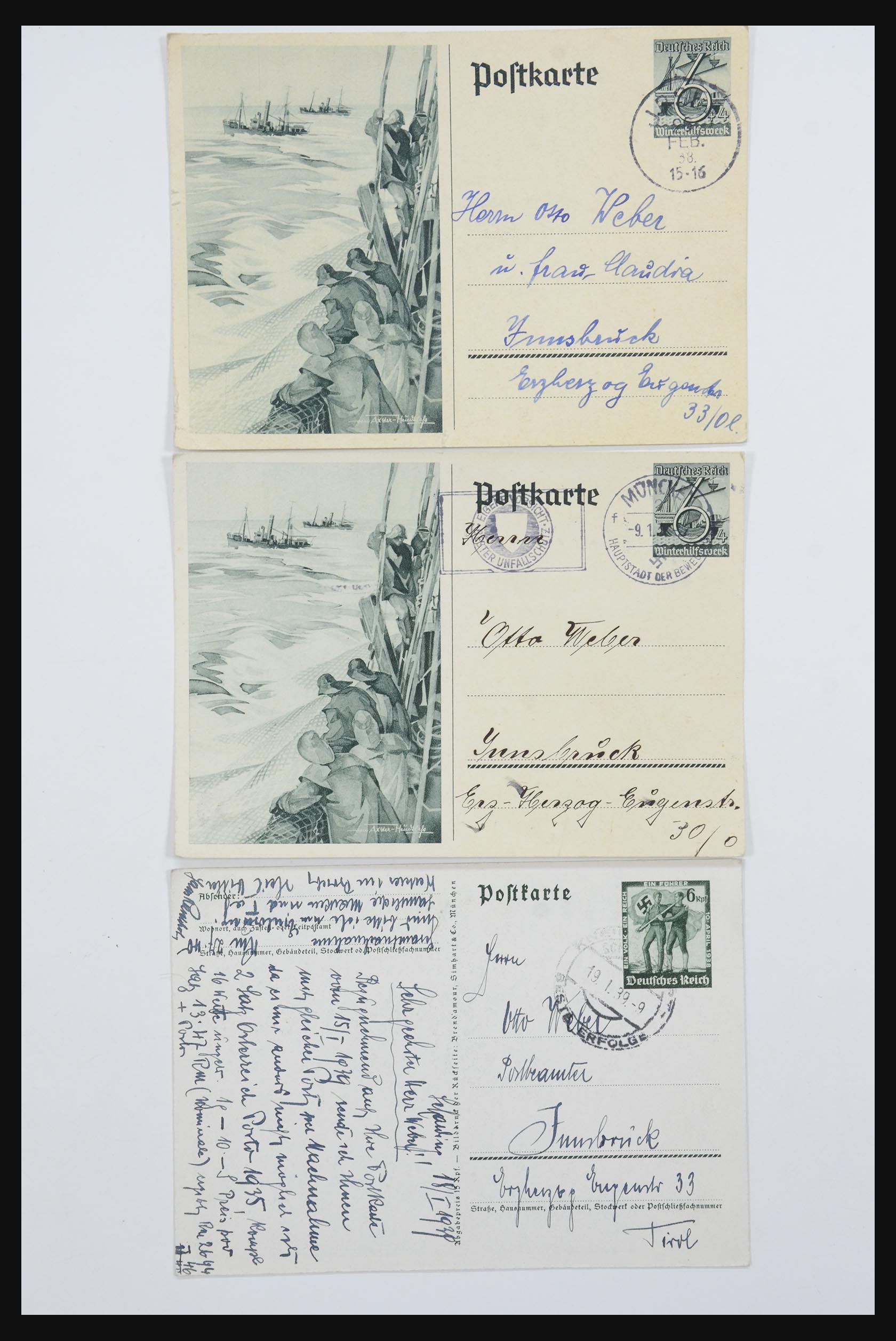 31952 086 - 31952 German Reich cards.