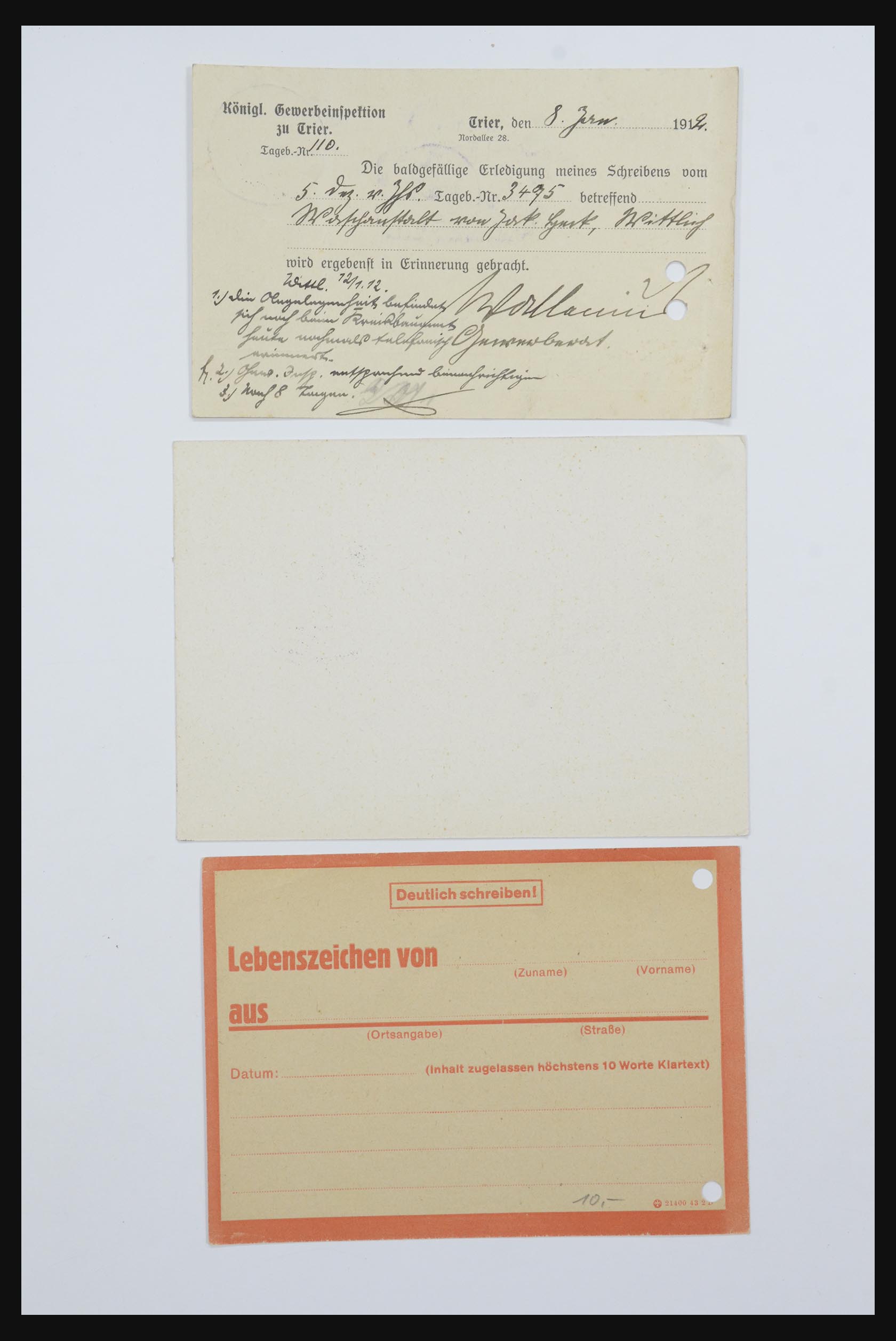 31952 089 - 31952 German Reich cards.