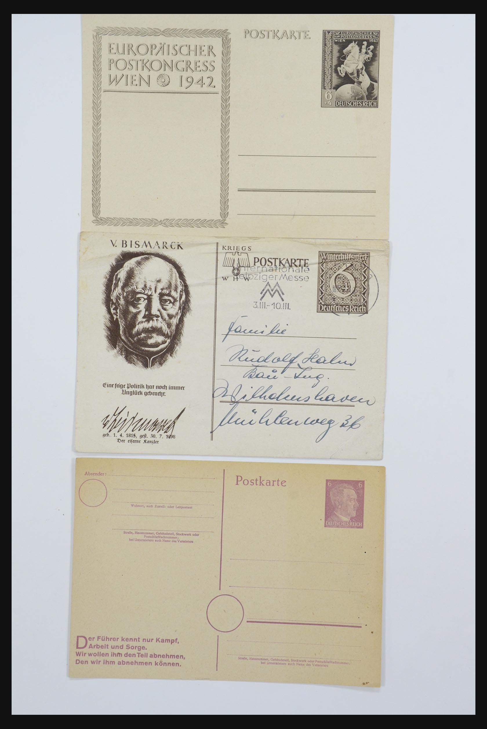31952 090 - 31952 German Reich cards.
