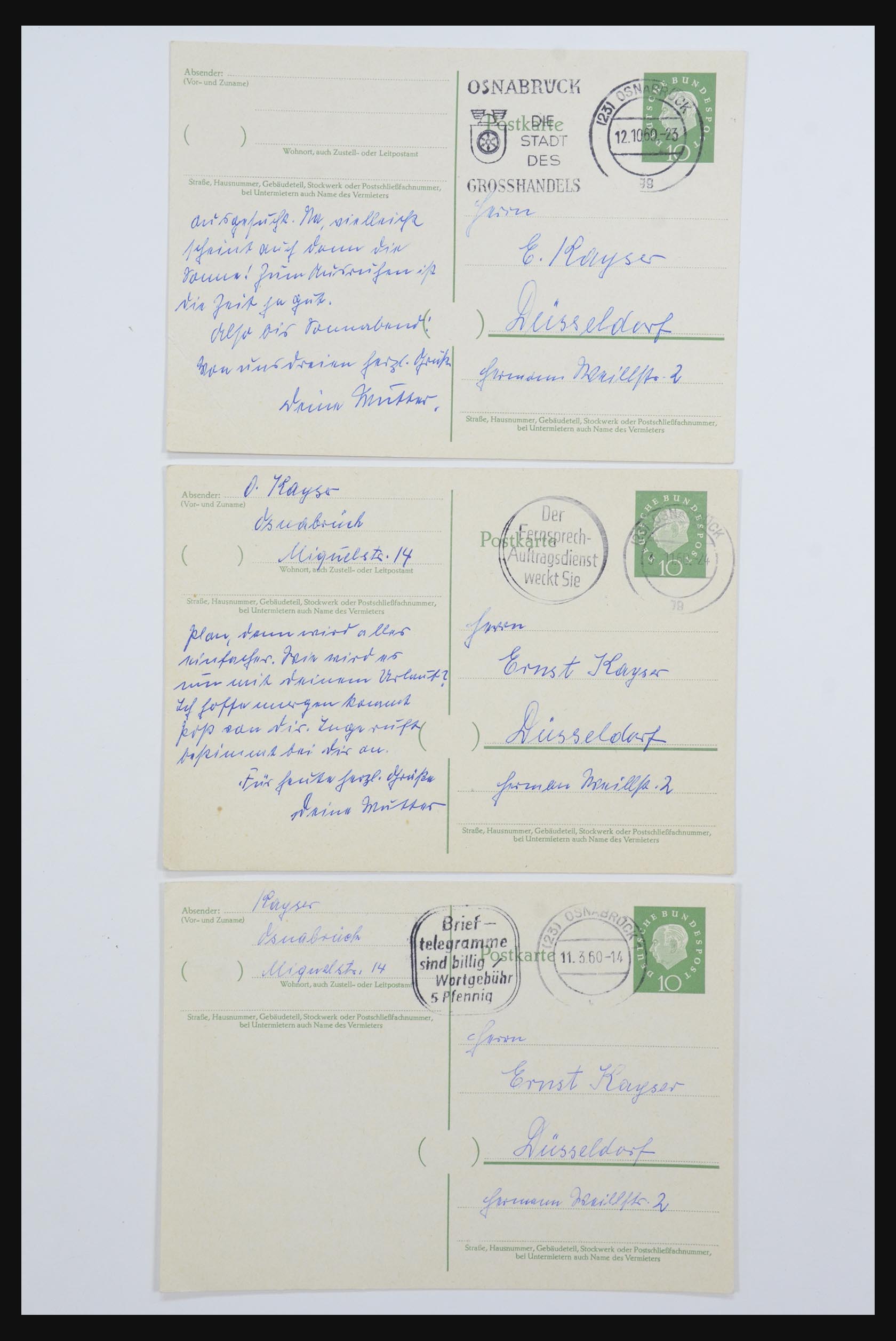 31952 093 - 31952 German Reich cards.