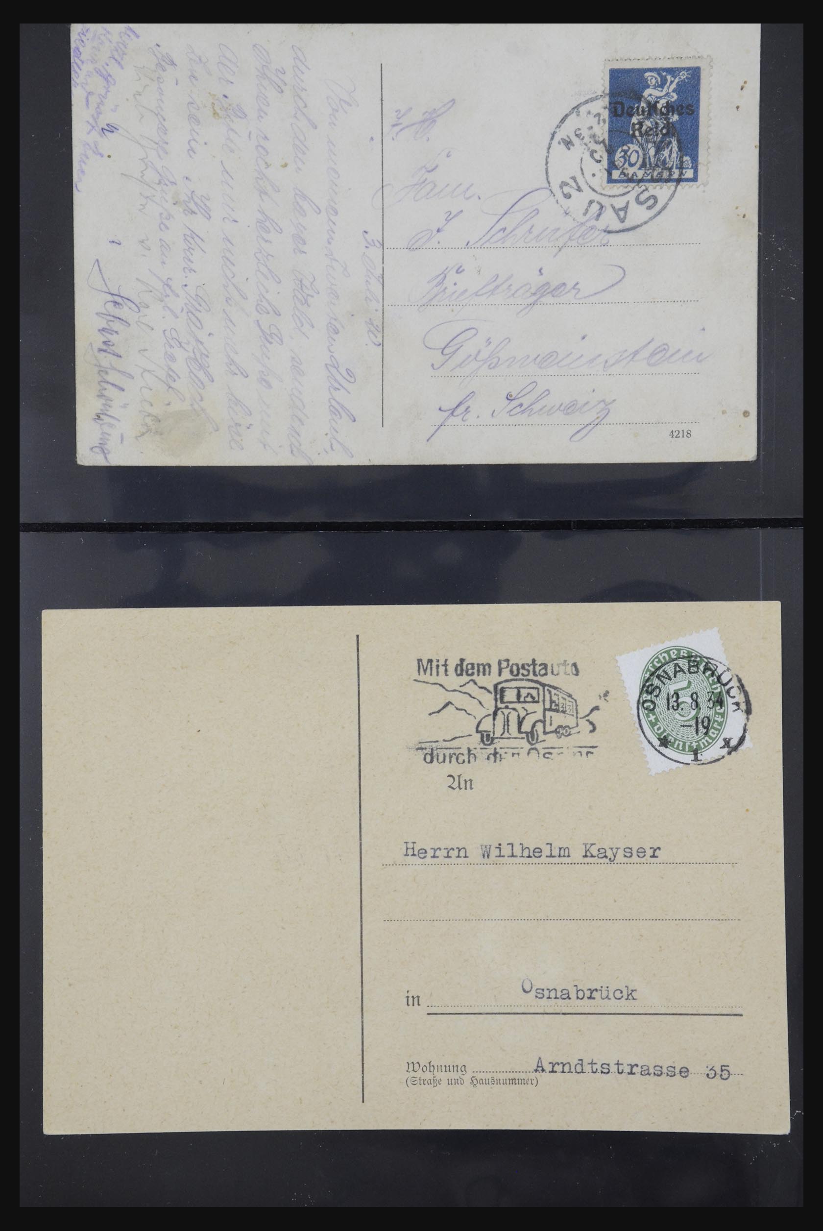 31952 405 - 31952 German Reich cards.
