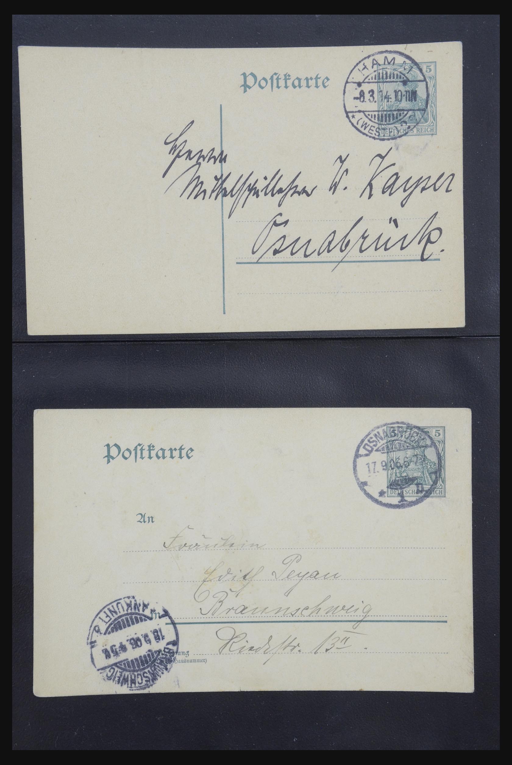 31952 407 - 31952 German Reich cards.