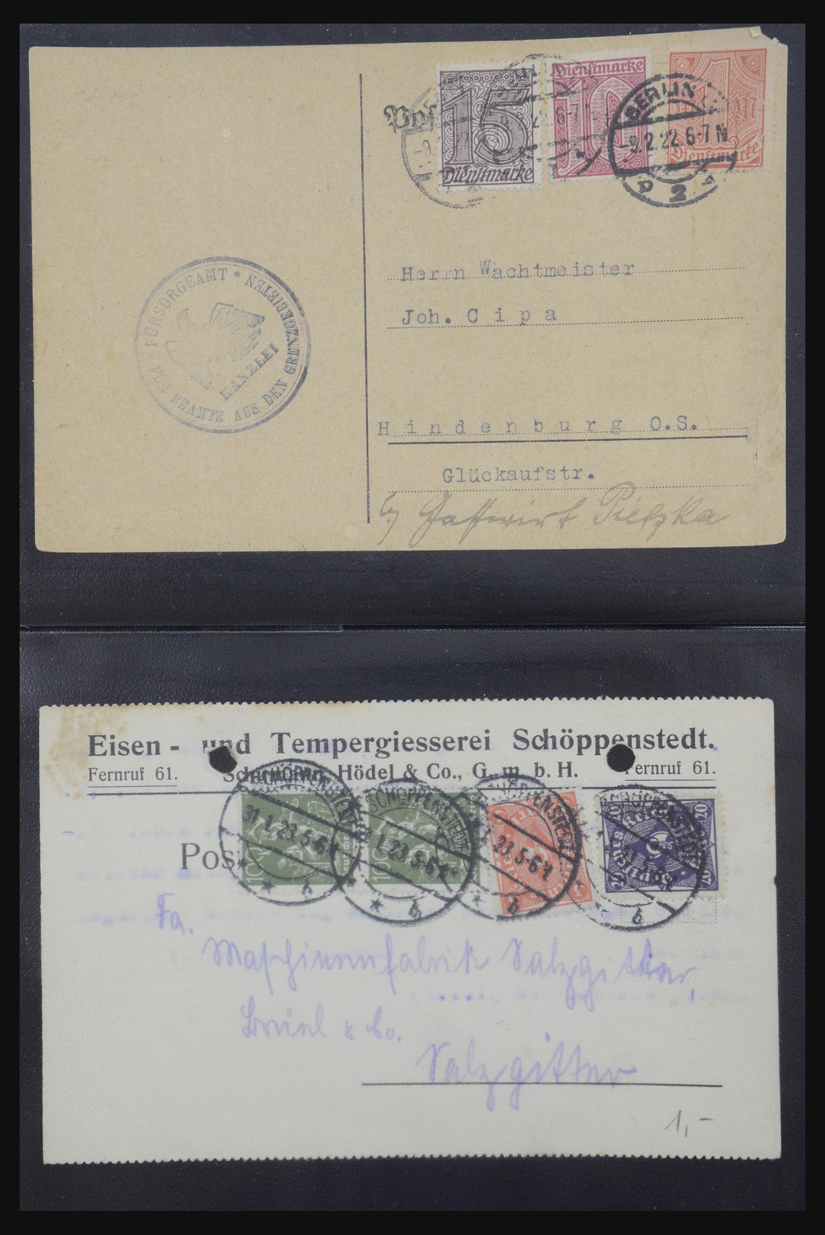31952 411 - 31952 German Reich cards.