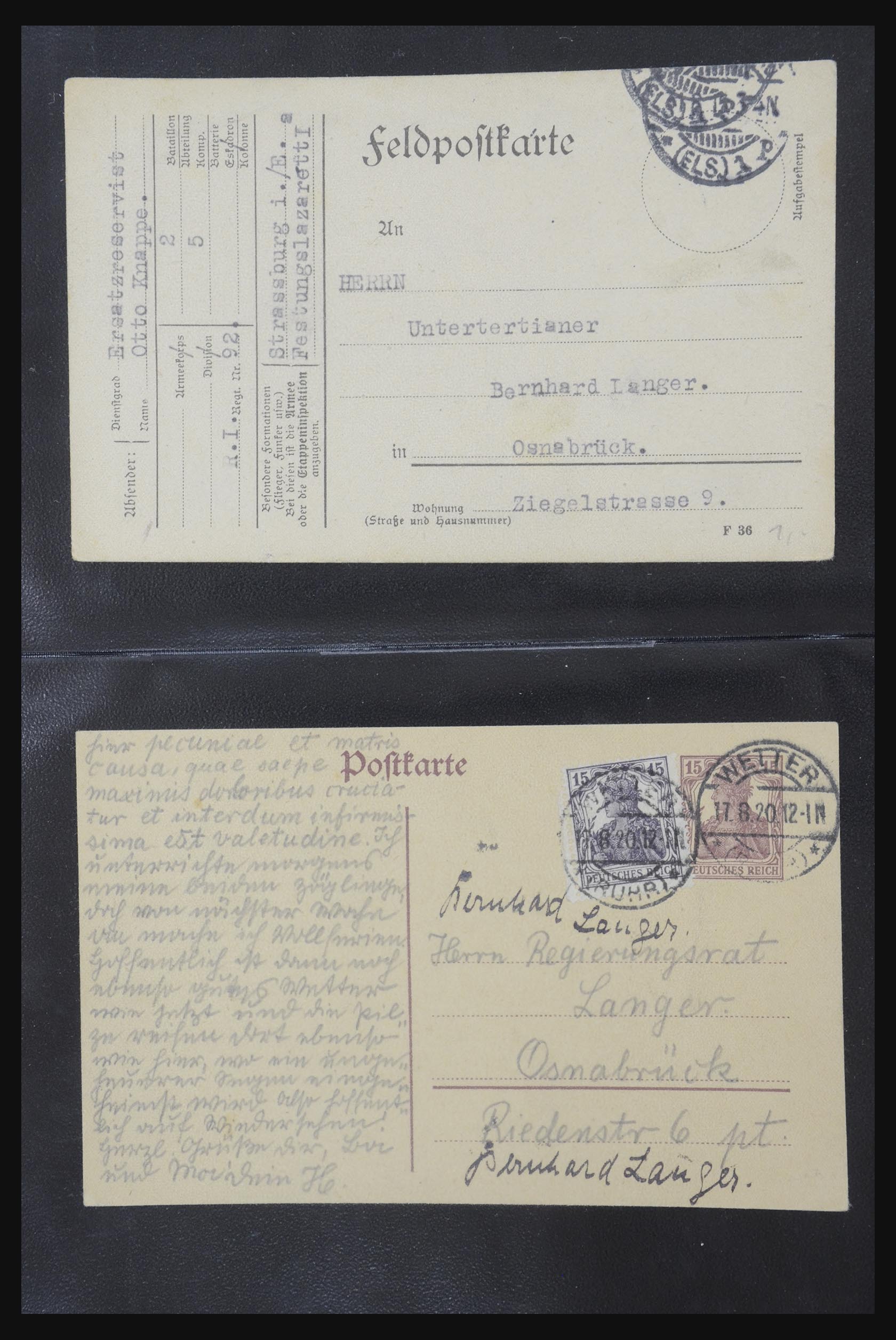 31952 413 - 31952 German Reich cards.