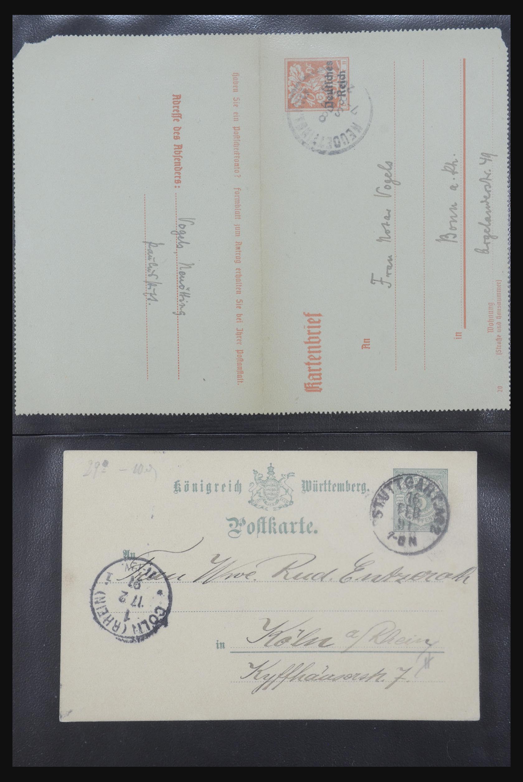 31952 416 - 31952 German Reich cards.
