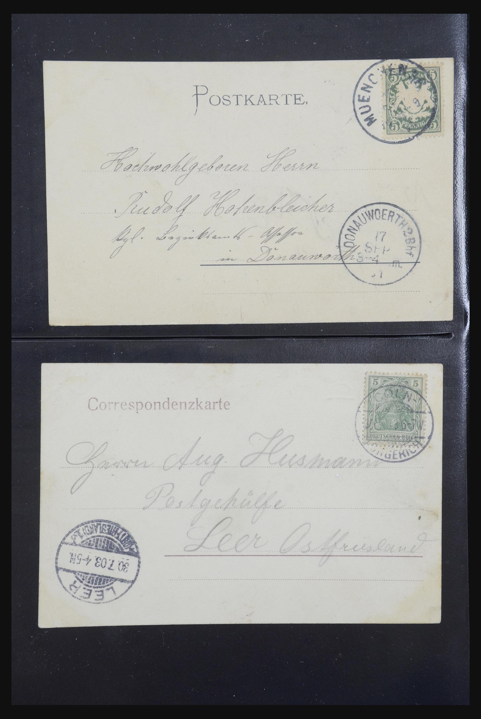31952 418 - 31952 German Reich cards.