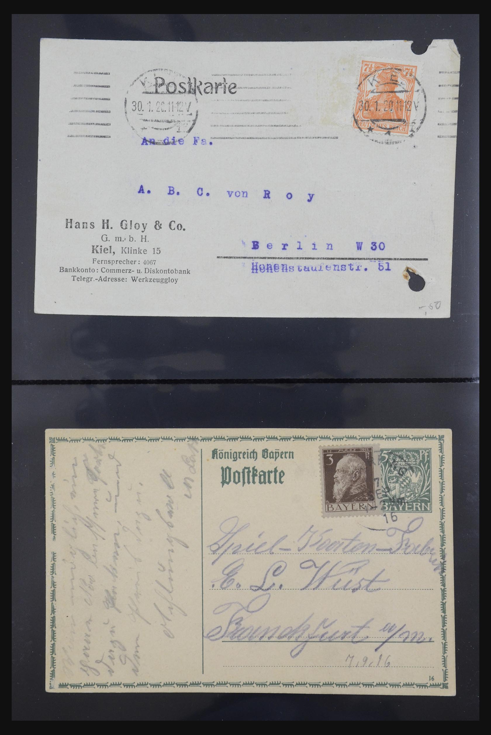 31952 428 - 31952 German Reich cards.