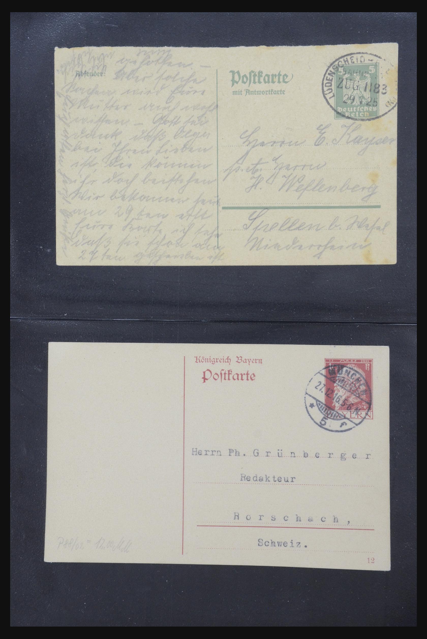 31952 431 - 31952 German Reich cards.