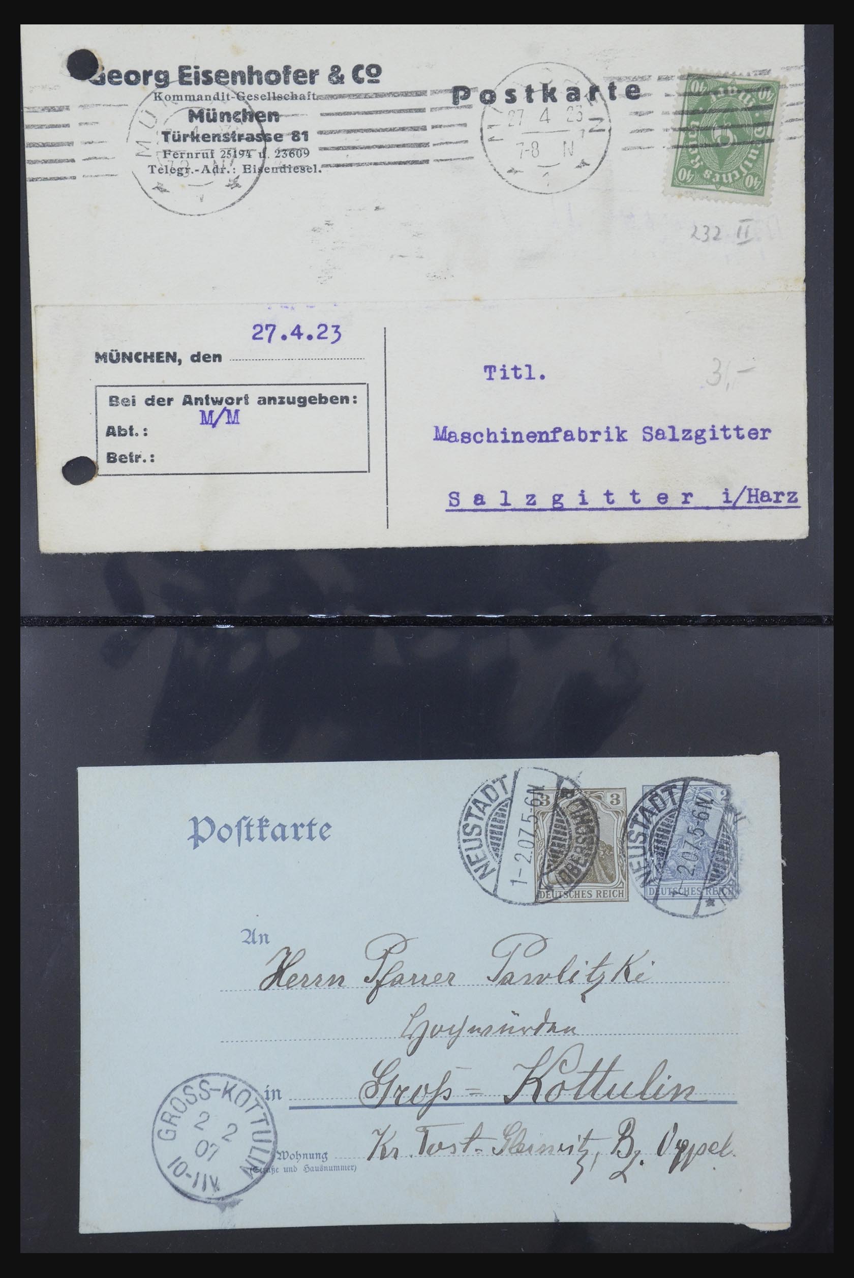 31952 435 - 31952 German Reich cards.