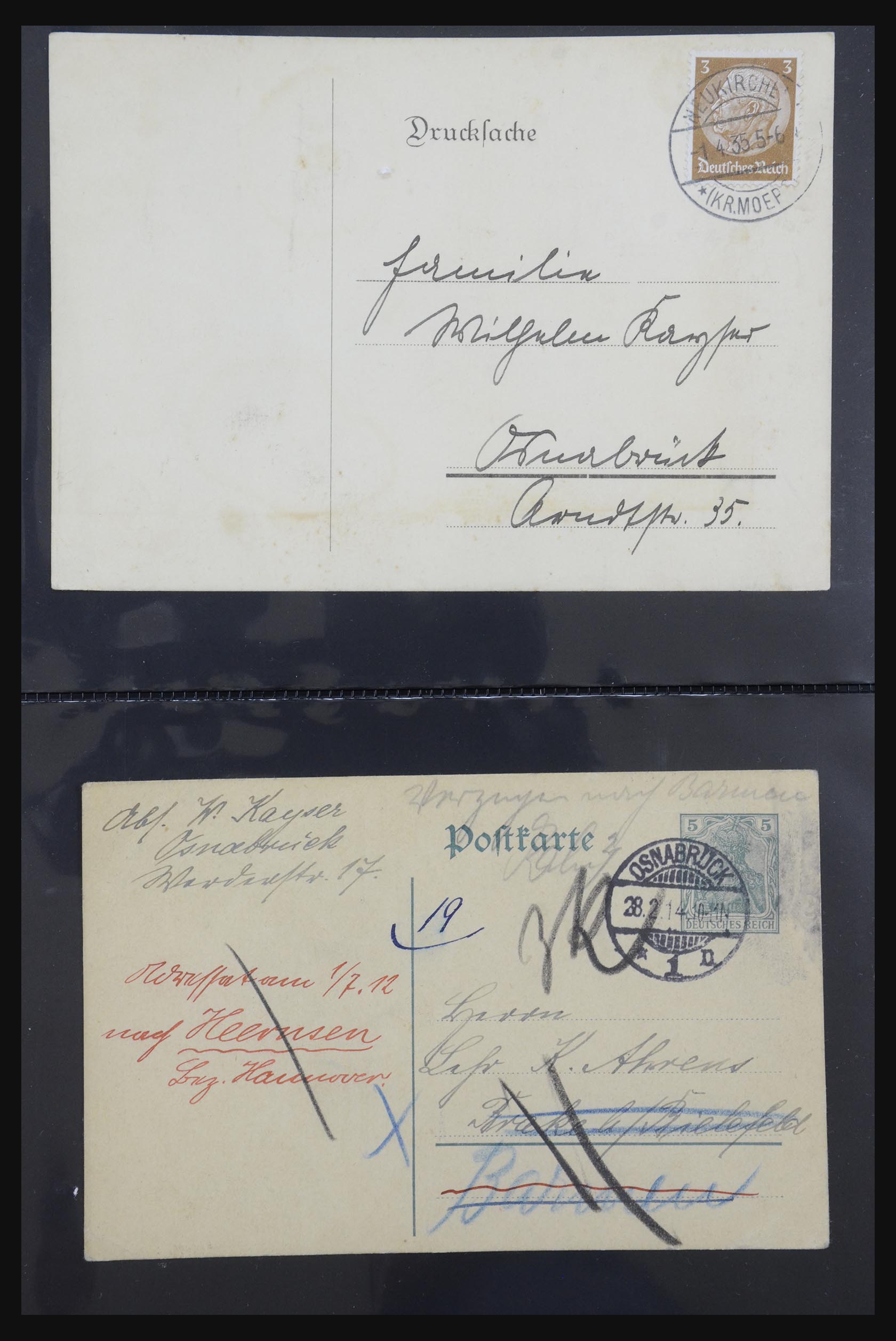 31952 436 - 31952 German Reich cards.