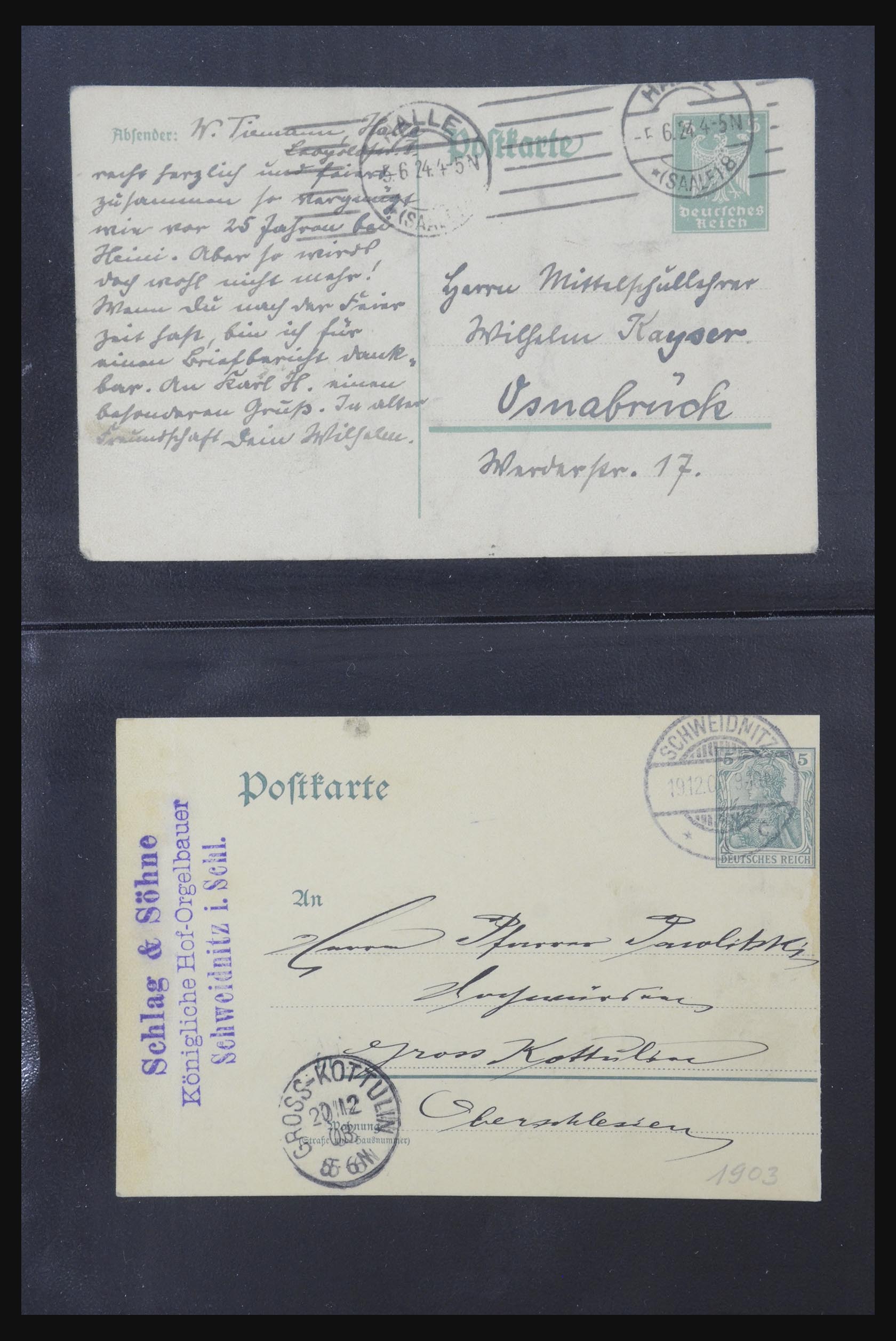 31952 439 - 31952 German Reich cards.