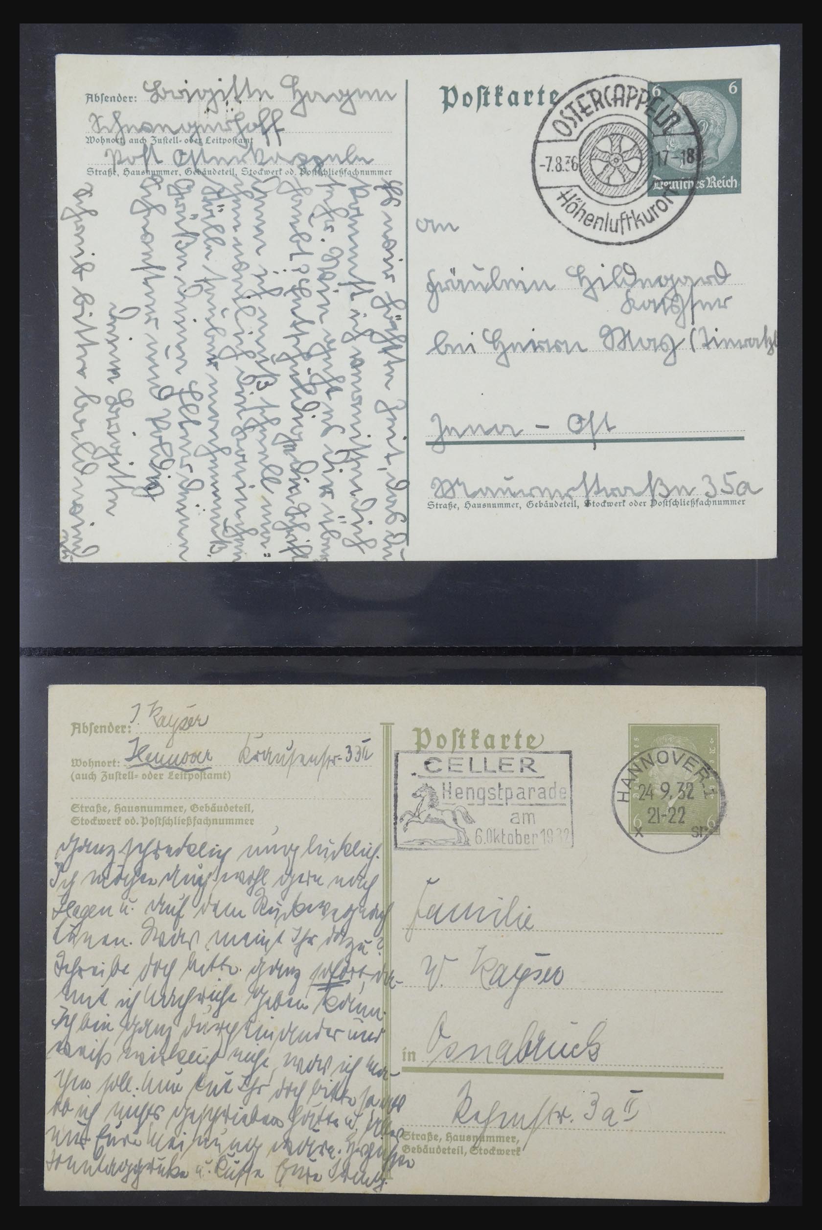 31952 443 - 31952 German Reich cards.
