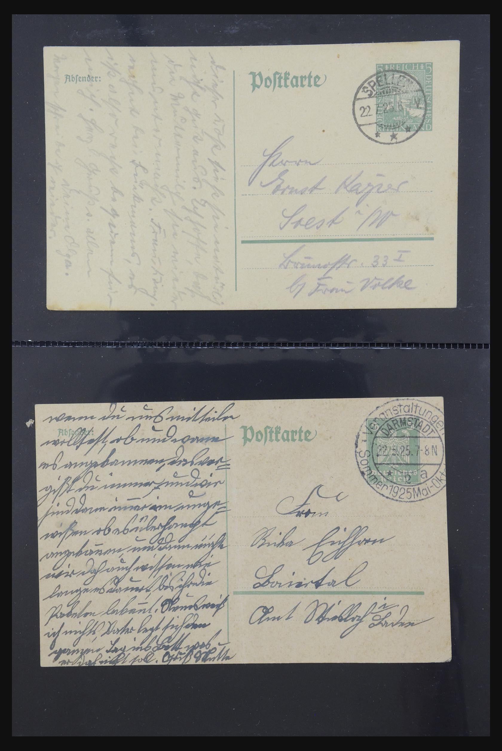 31952 444 - 31952 German Reich cards.
