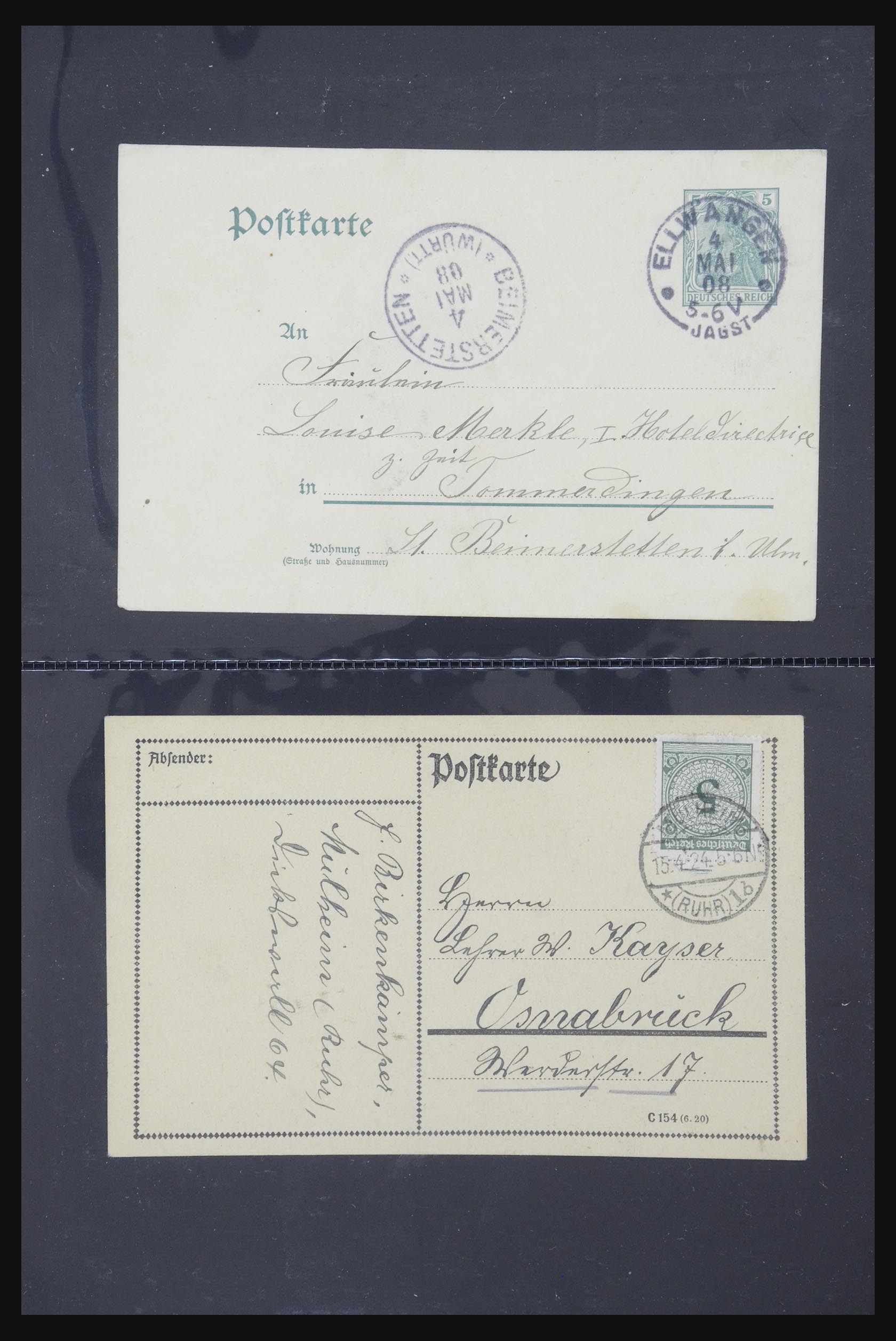 31952 446 - 31952 German Reich cards.