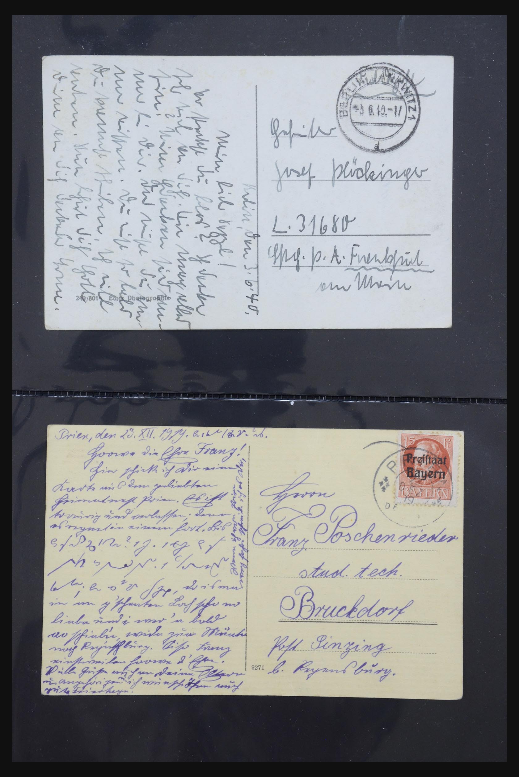 31952 448 - 31952 German Reich cards.