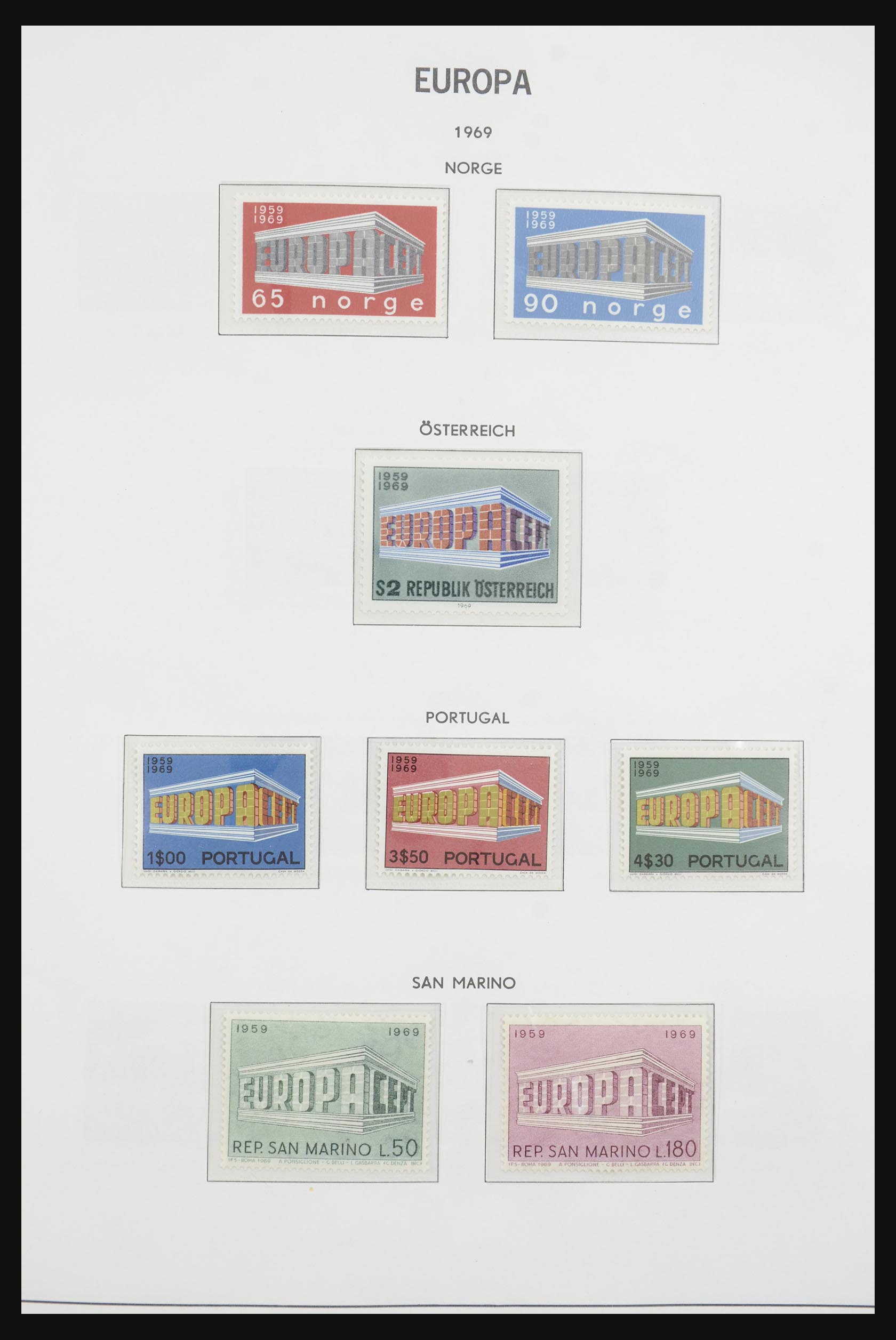 31954 053 - 31954 Europa CEPT 1956-2001.