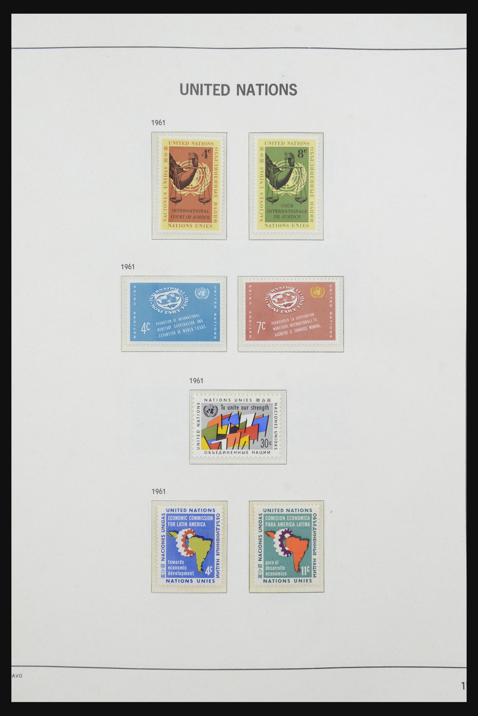 31956 011 - 31956 Verenigde Naties 1951-2005.