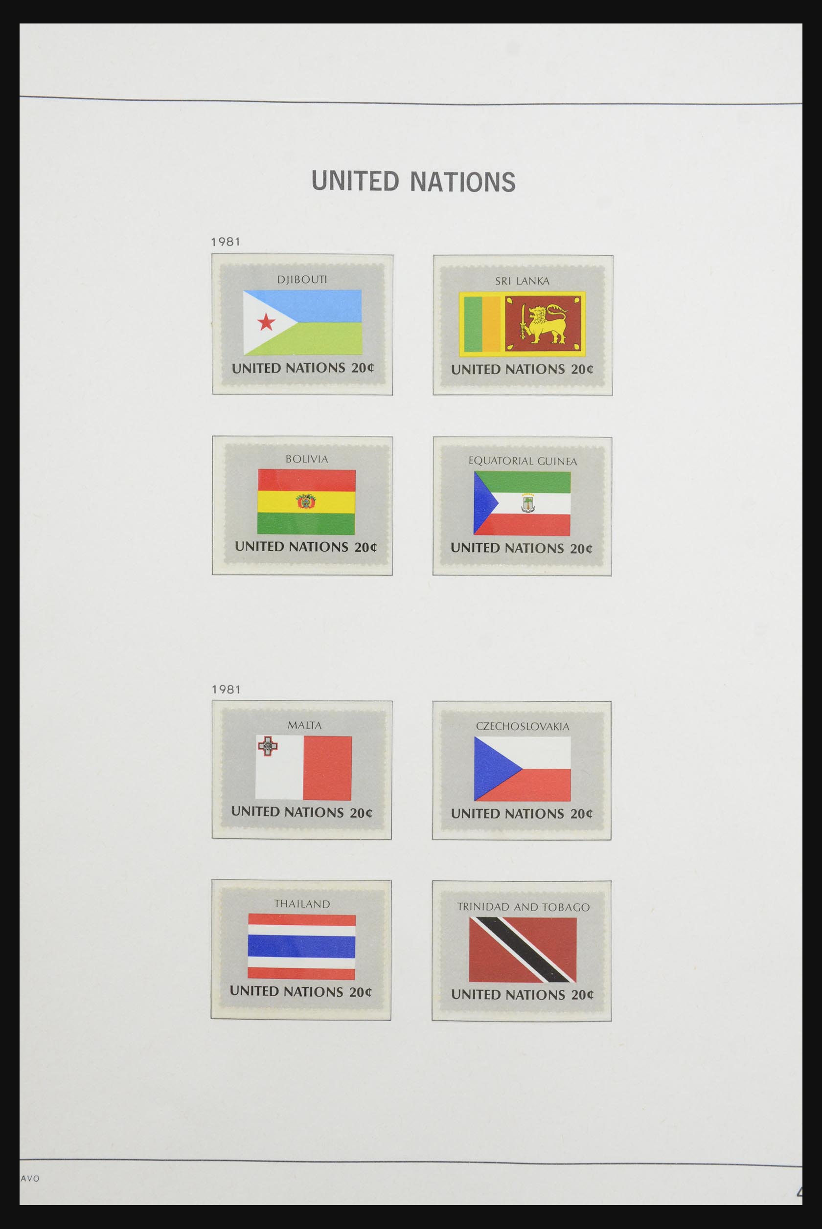 31956 041 - 31956 Verenigde Naties 1951-2005.