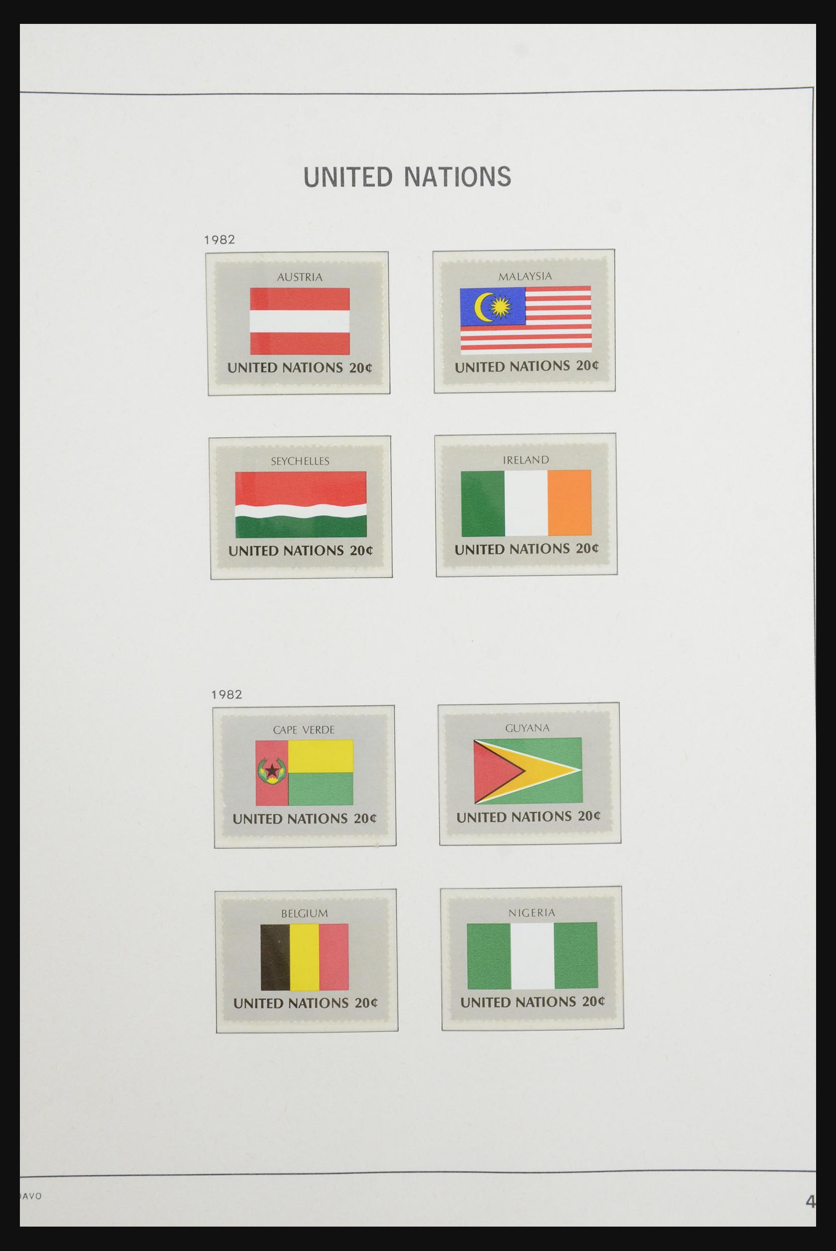 31956 044 - 31956 Verenigde Naties 1951-2005.