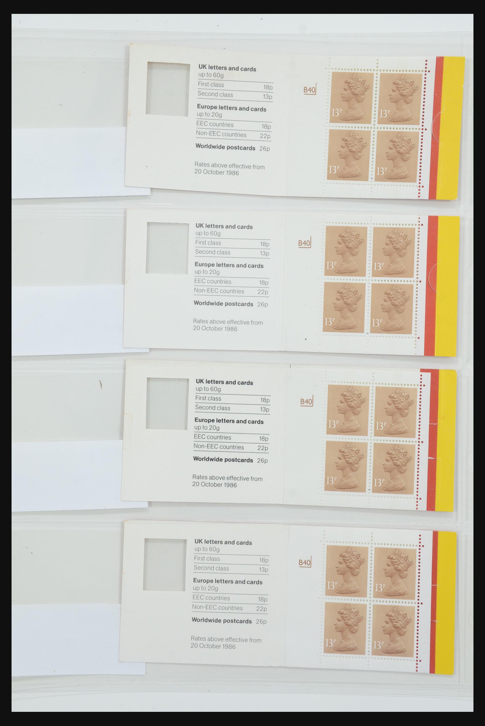 31959 004 - 31959 Engeland postzegelboekjes 1987-2016!!