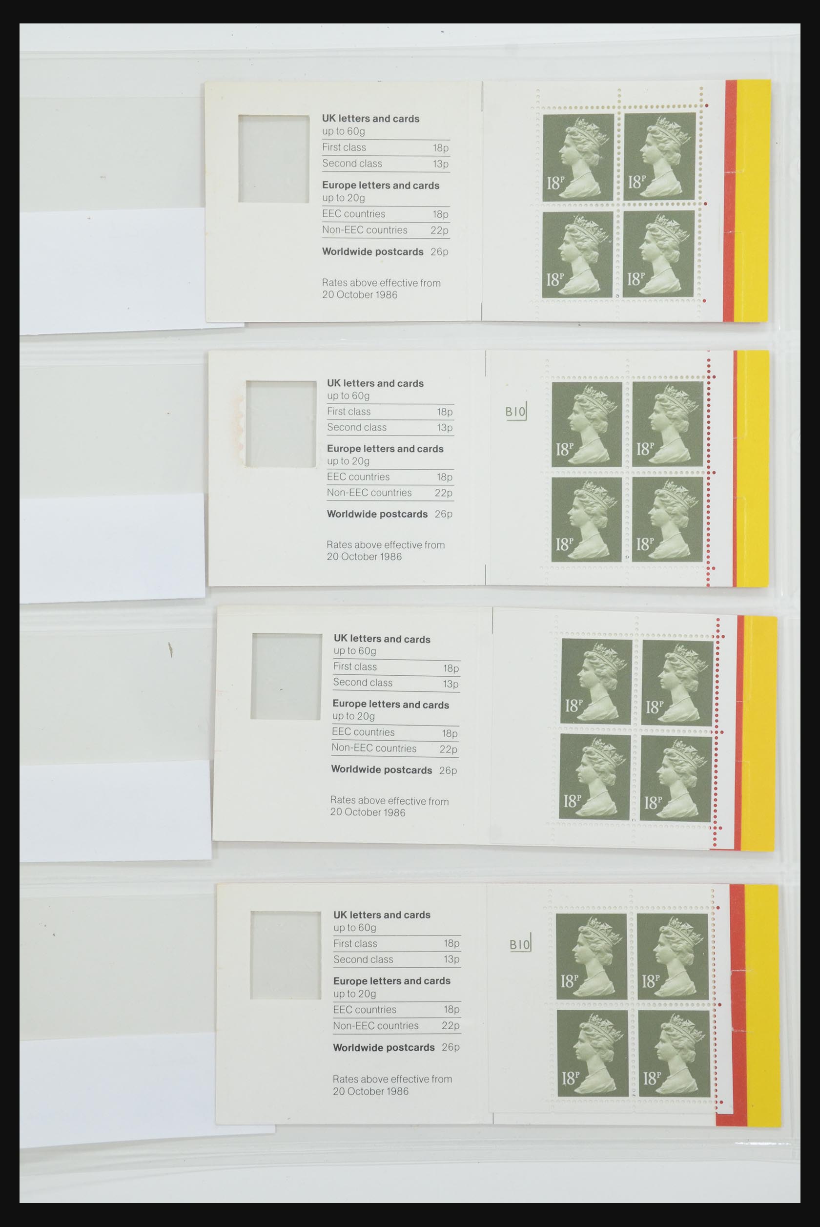 31959 012 - 31959 Engeland postzegelboekjes 1987-2016!!