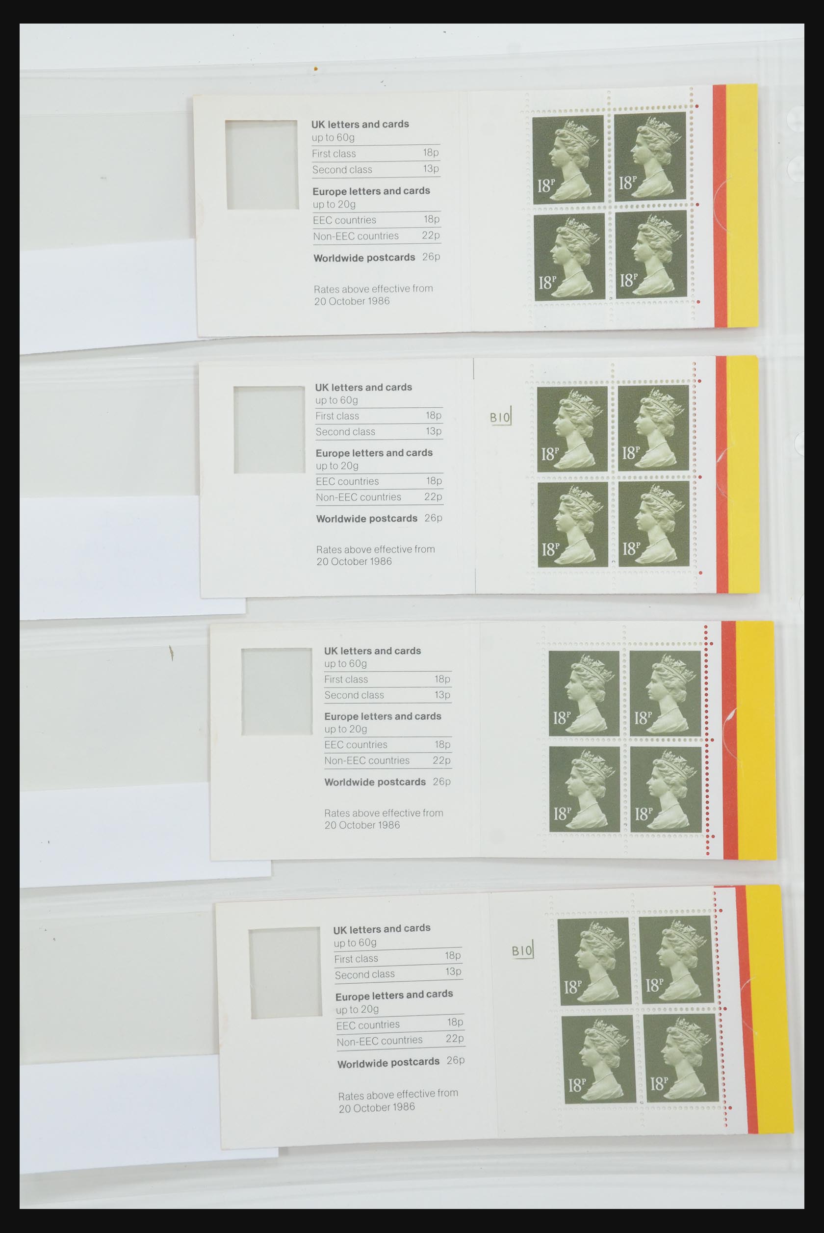 31959 014 - 31959 Engeland postzegelboekjes 1987-2016!!