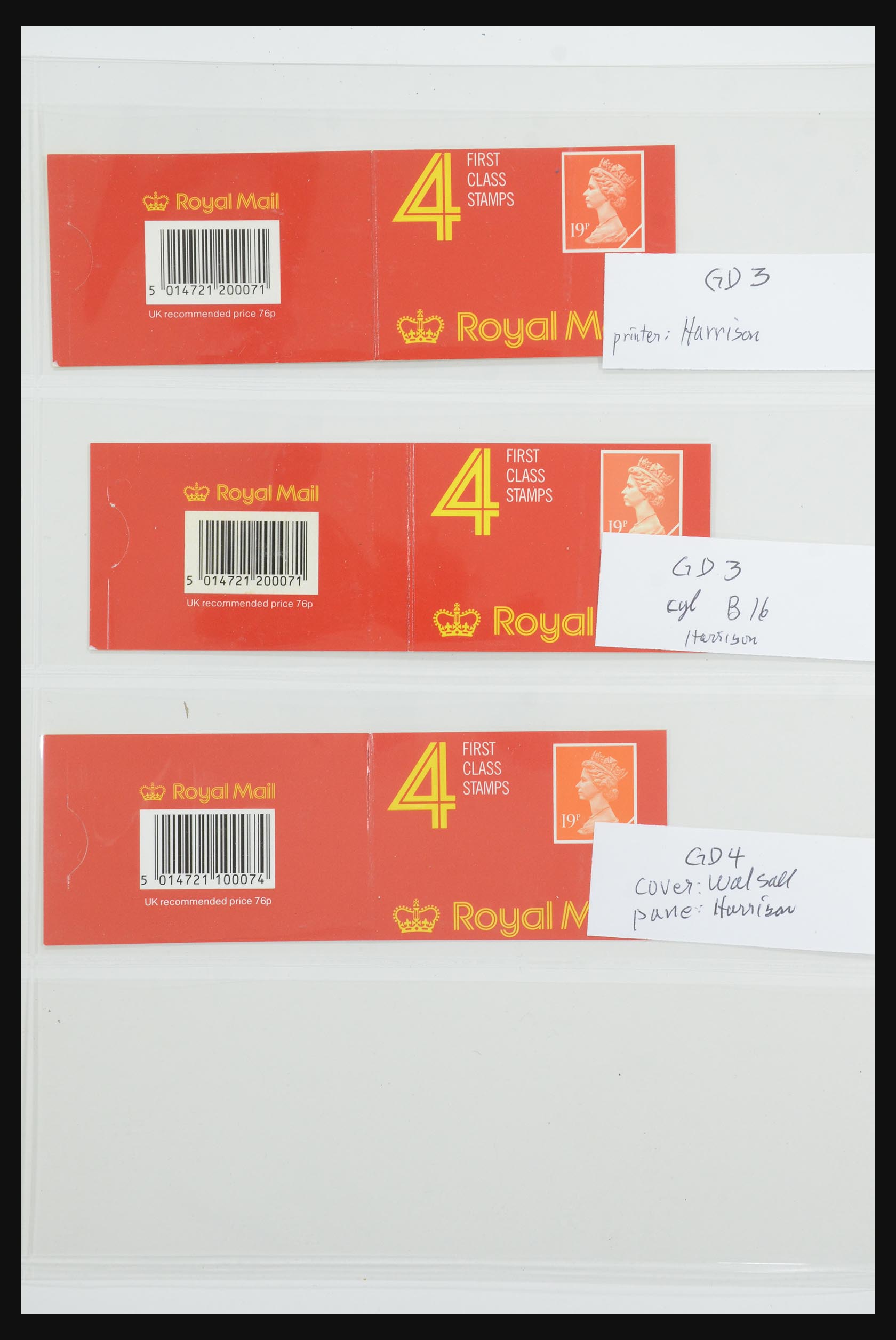 31959 019 - 31959 Engeland postzegelboekjes 1987-2016!!