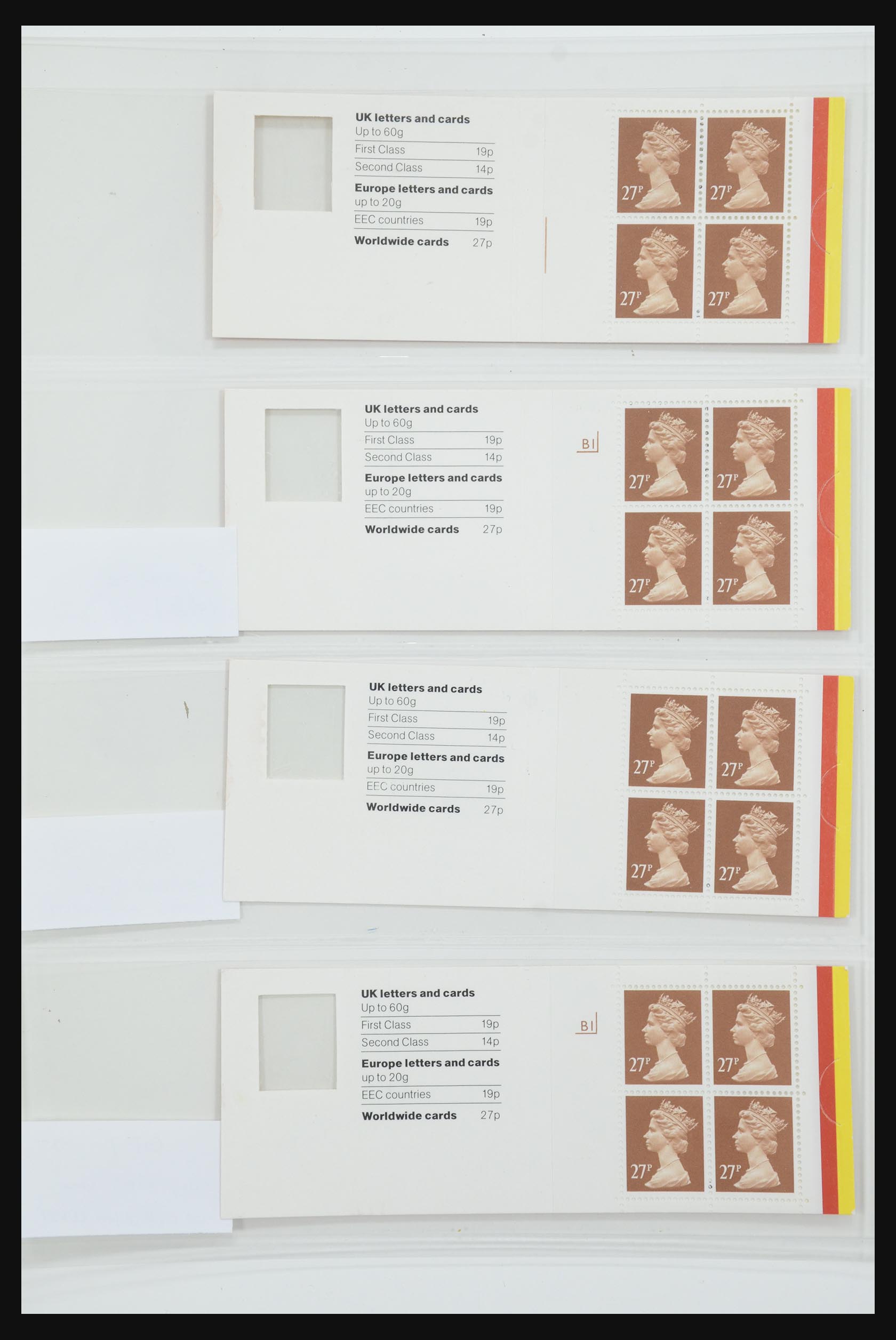31959 026 - 31959 Engeland postzegelboekjes 1987-2016!!